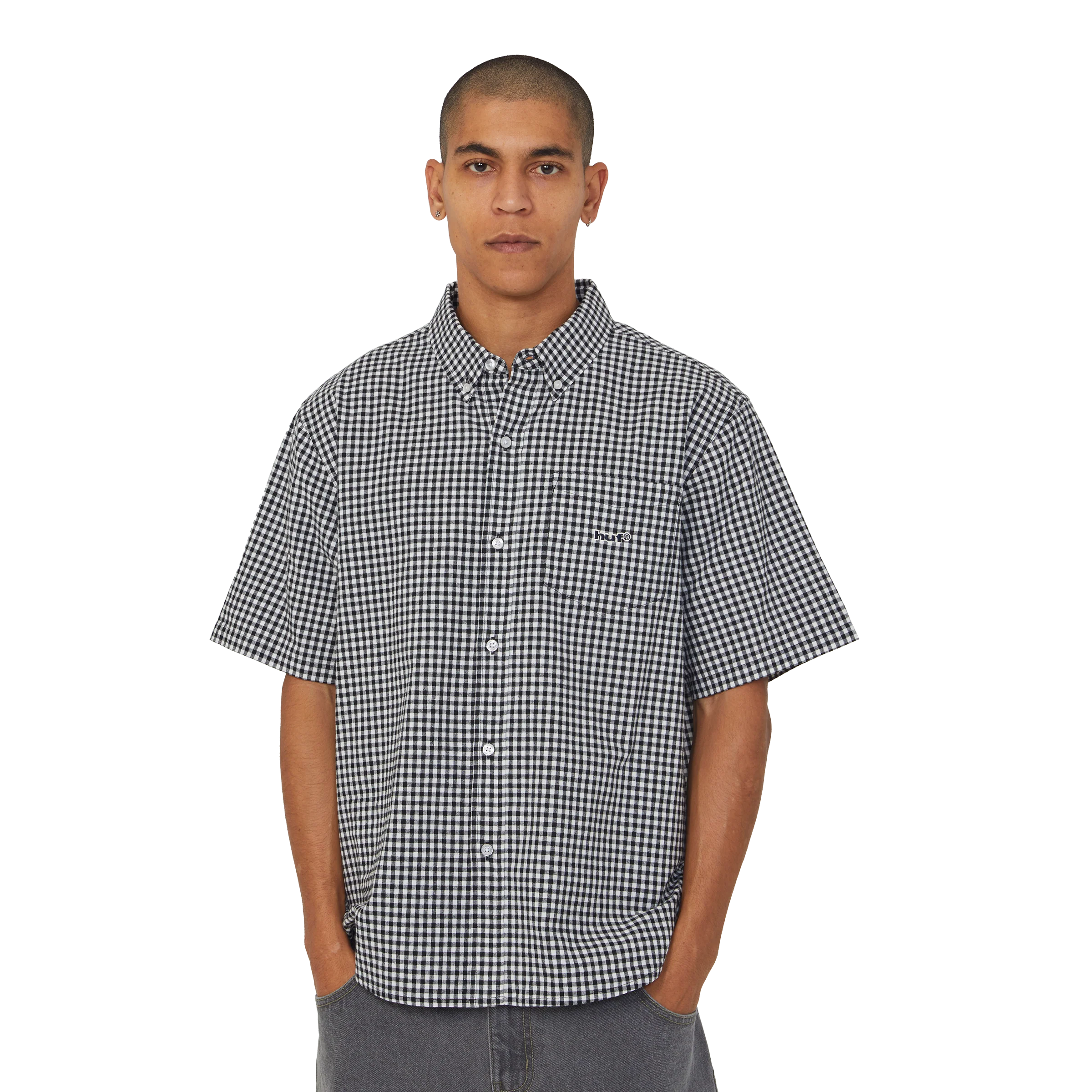 89 Micro Gingham Oxford Shirt - Image 5