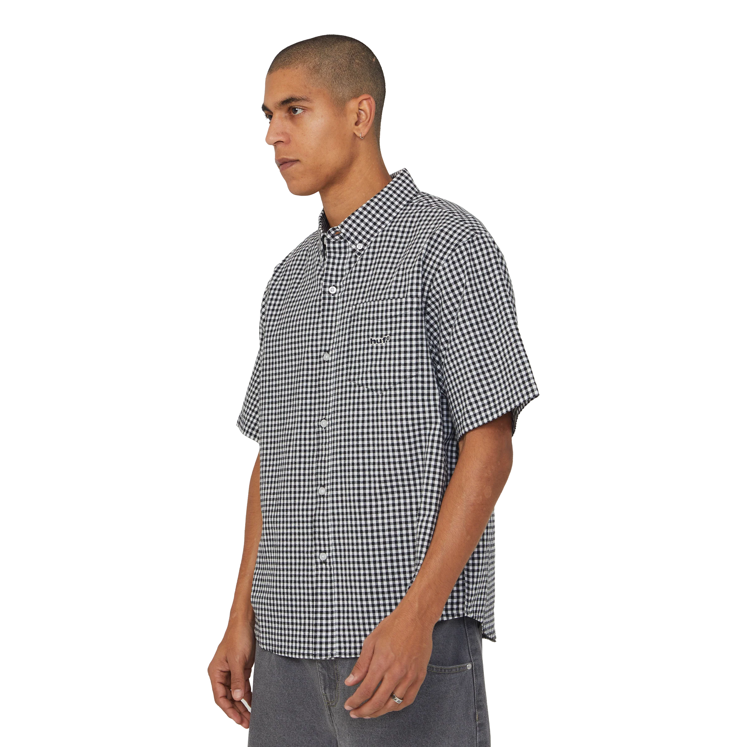 89 Micro Gingham Oxford Shirt - Image 6