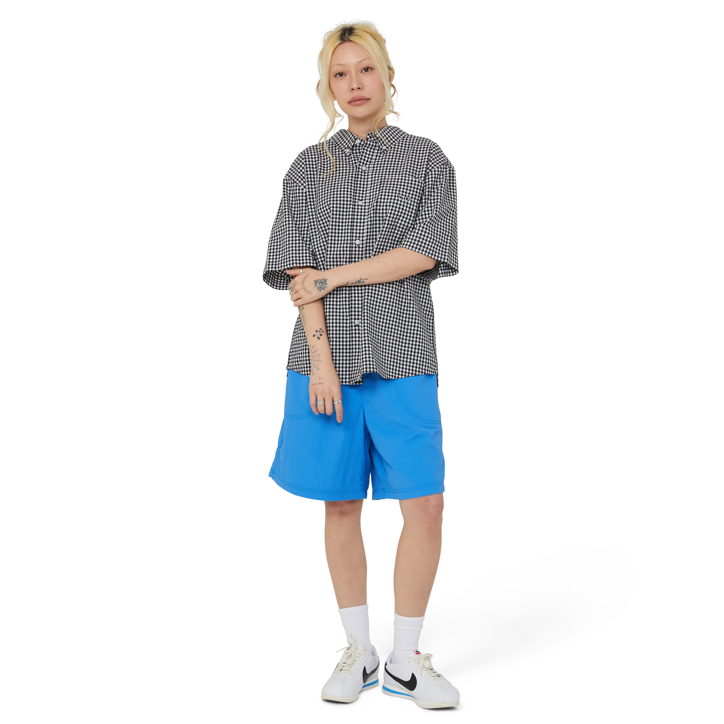89 Micro Gingham Oxford Shirt - Image 8