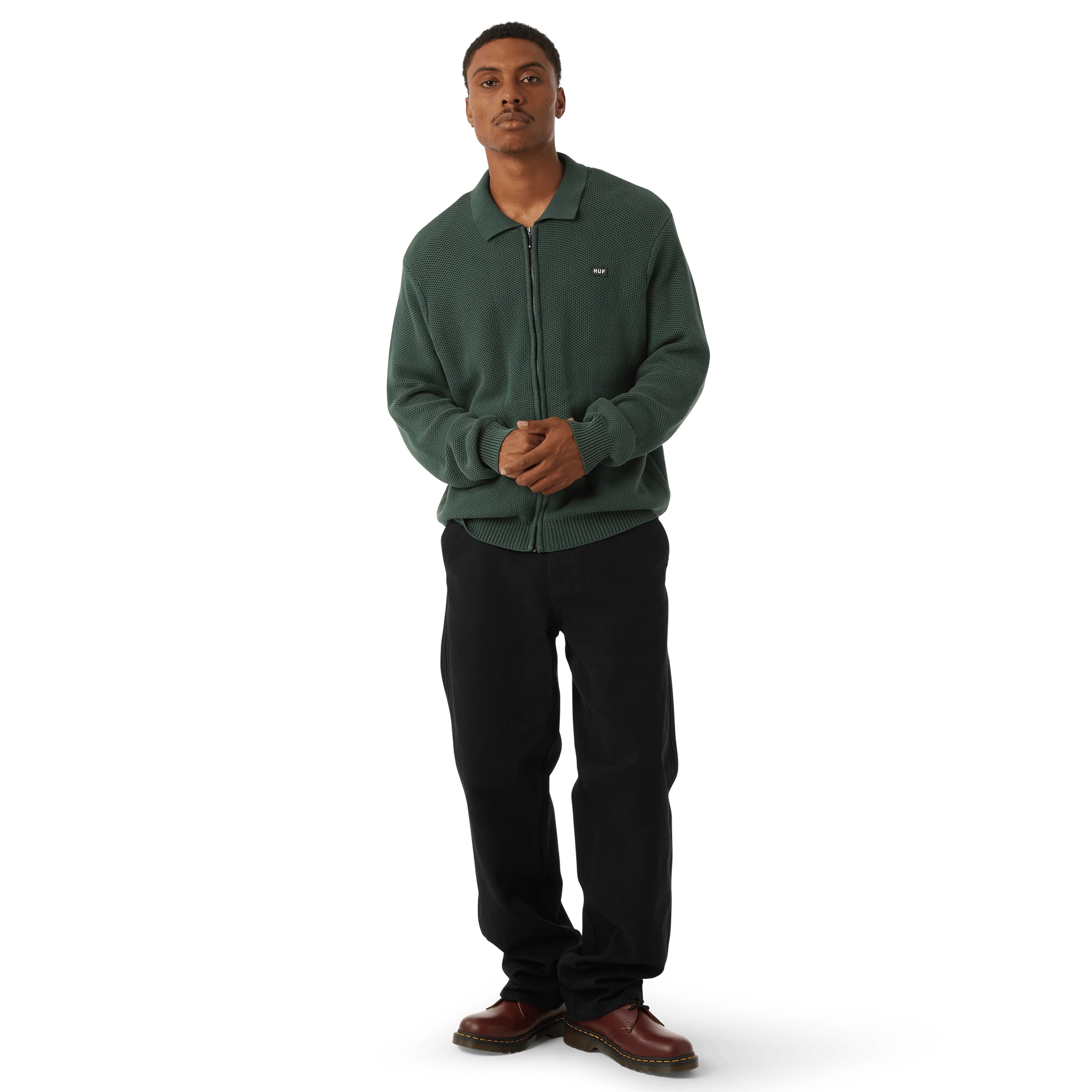 Anton Zip Overdyed Sweater - Image 5