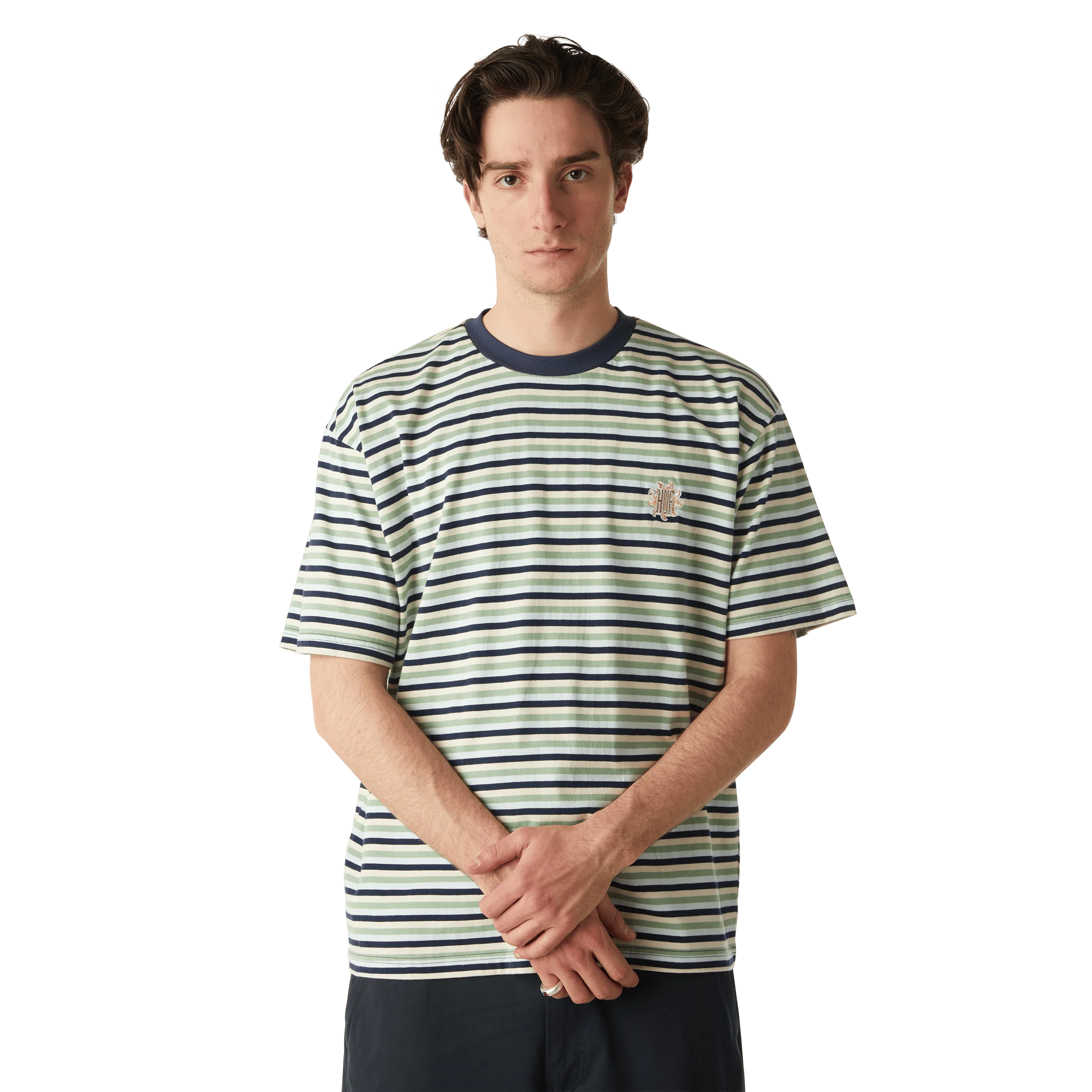 Apollo Striped Knit Boxy Top - Image 4