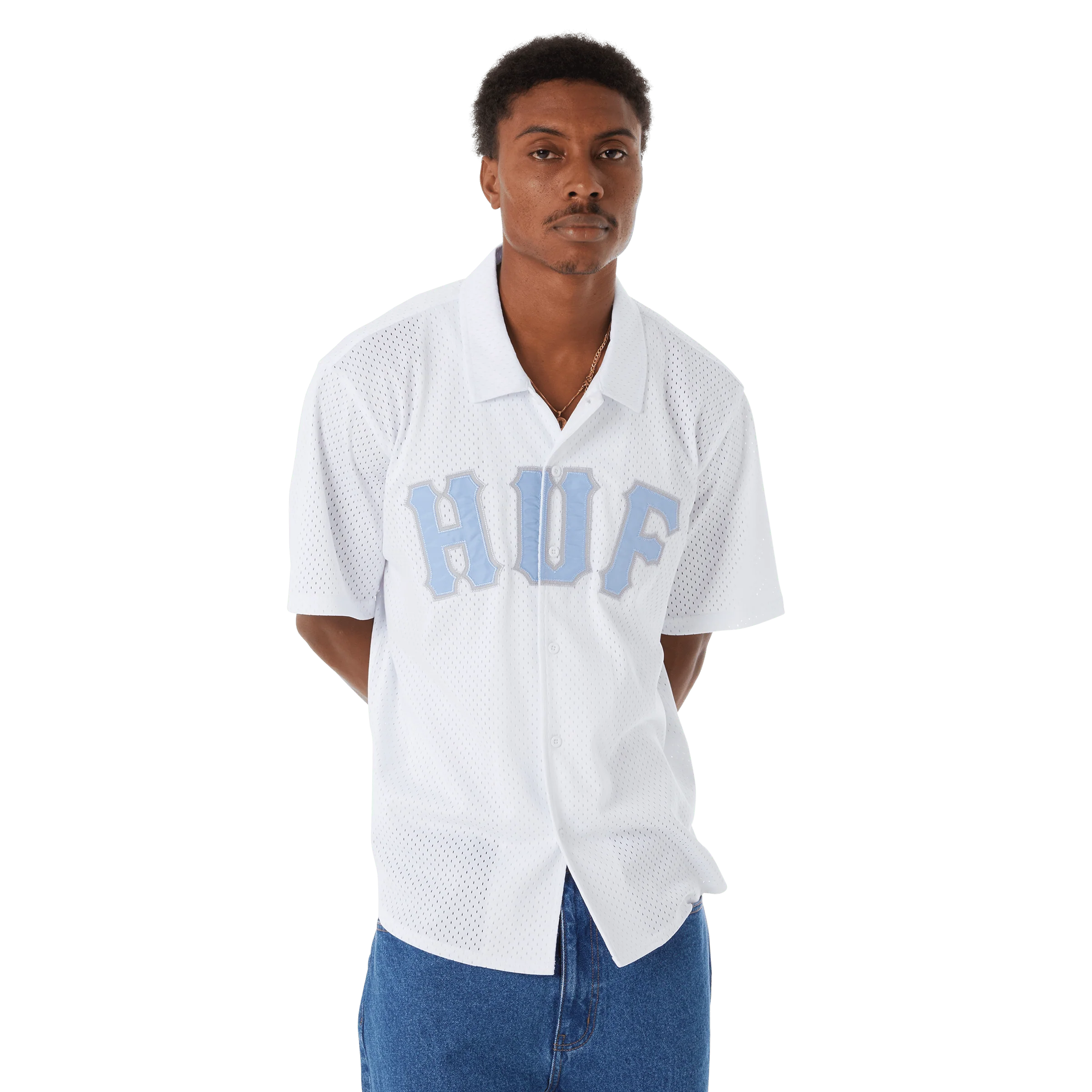 Arch Mesh Button Up - Image 11