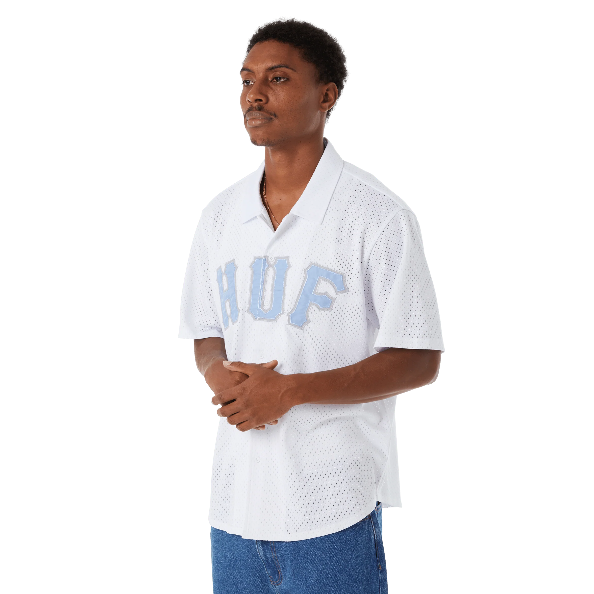 Arch Mesh Button Up - Image 12