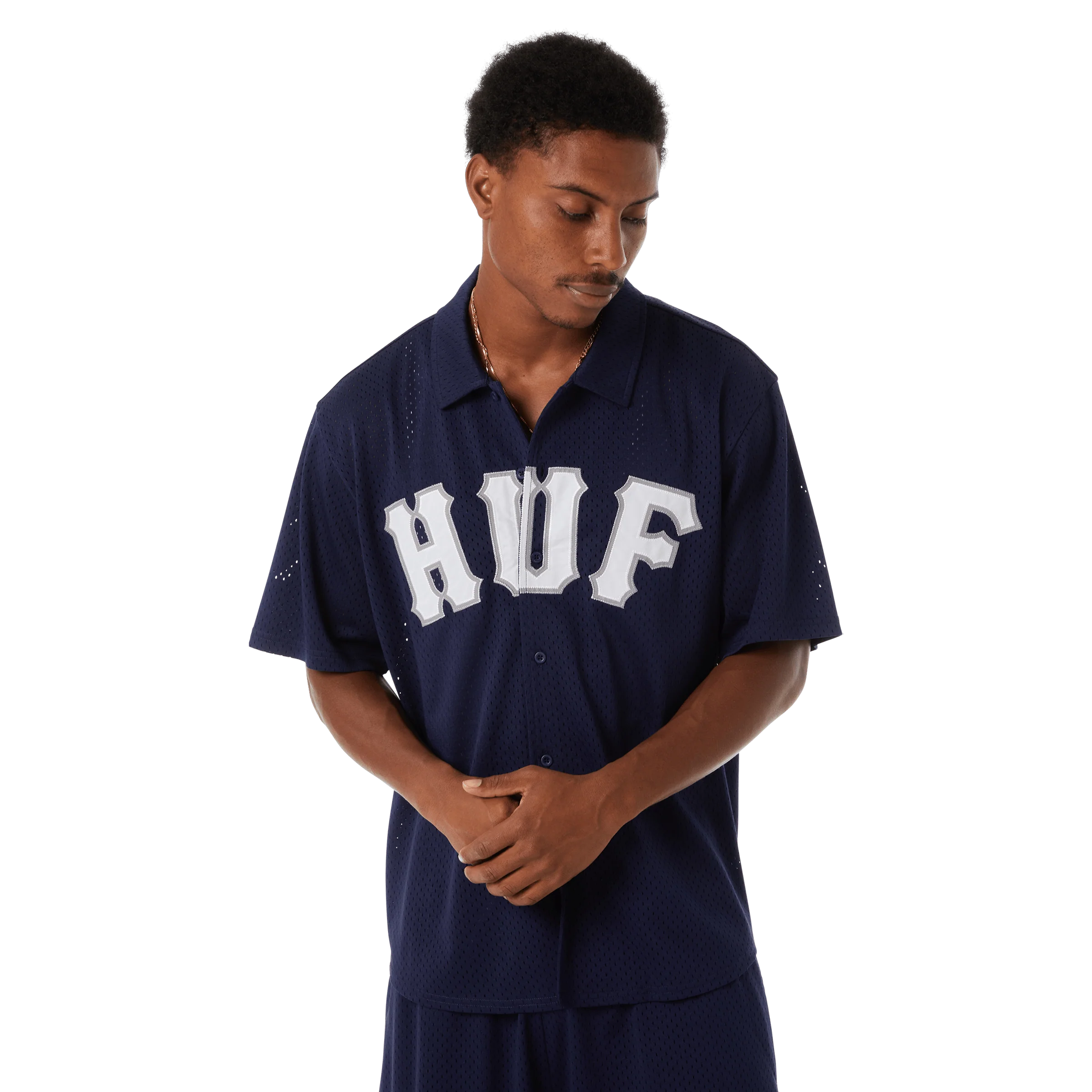 Arch Mesh Button Up - Image 5