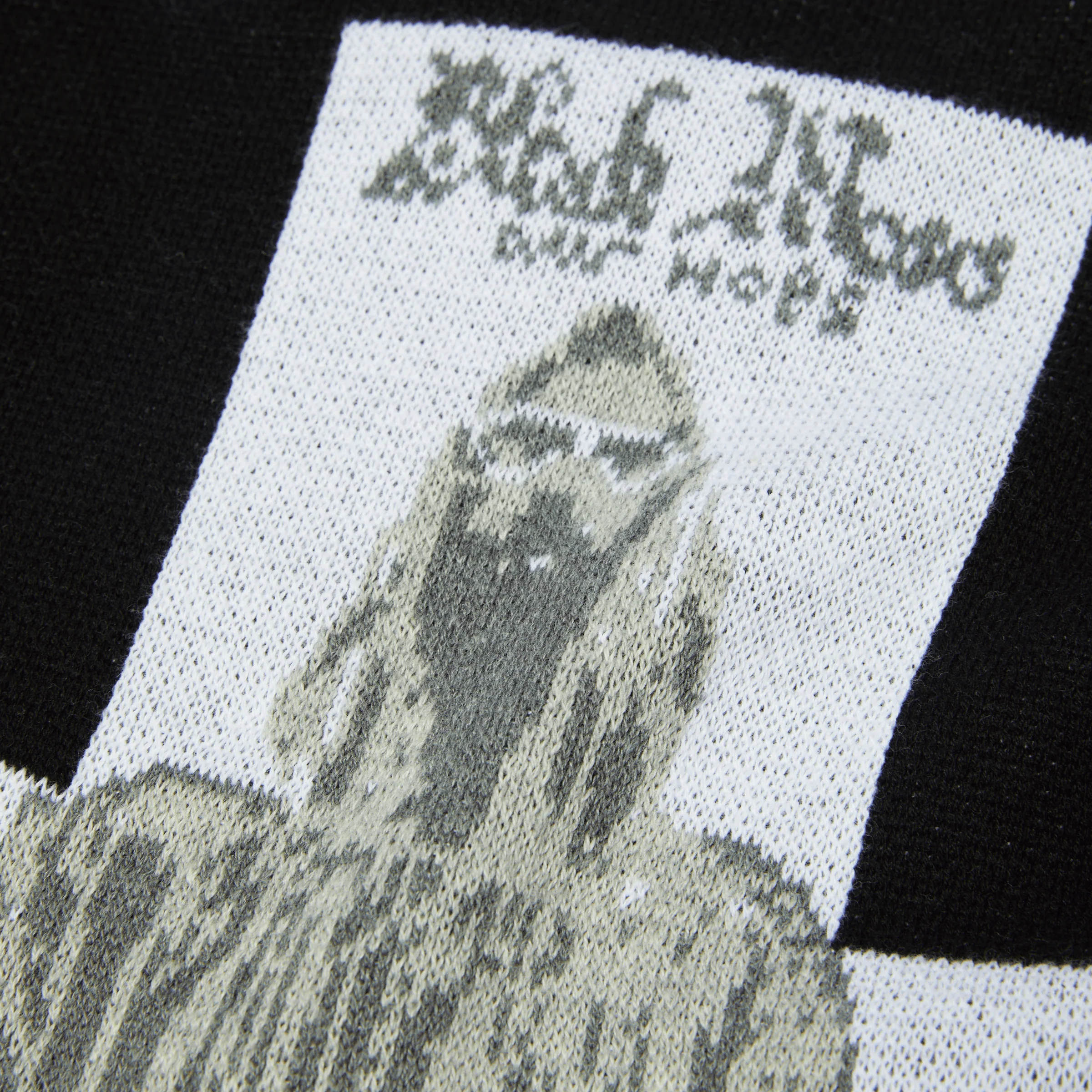 ISAAC HAYES - Black Moses Knit Sweater - Image 4