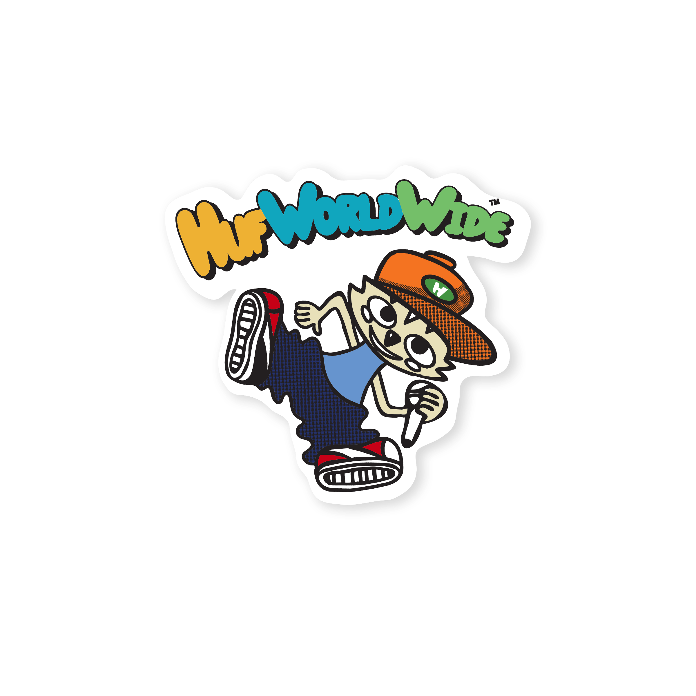 Chop Kick Block Sticker