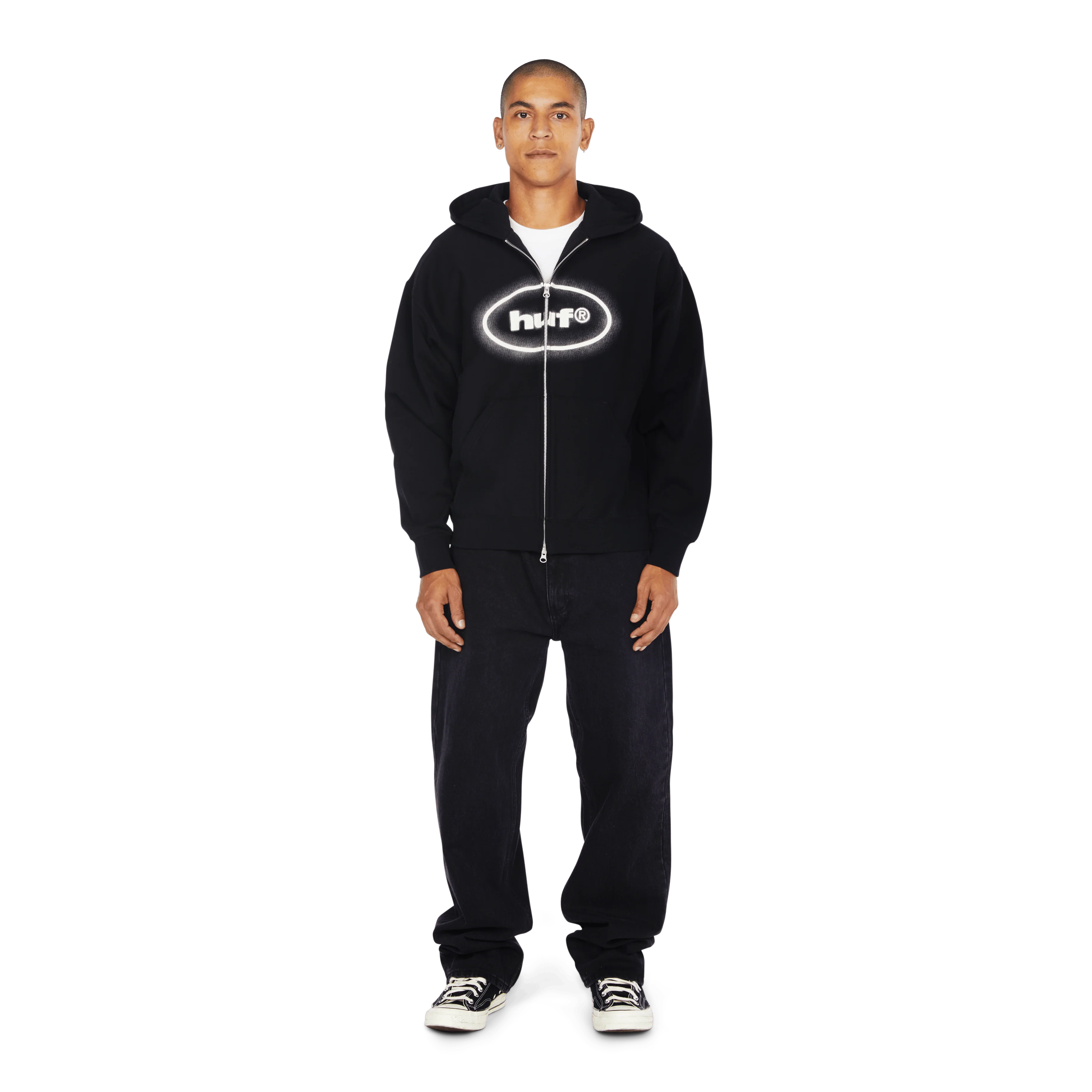 Disney | HUF Mickey Spray Full-Zip Hoodie - Image 9