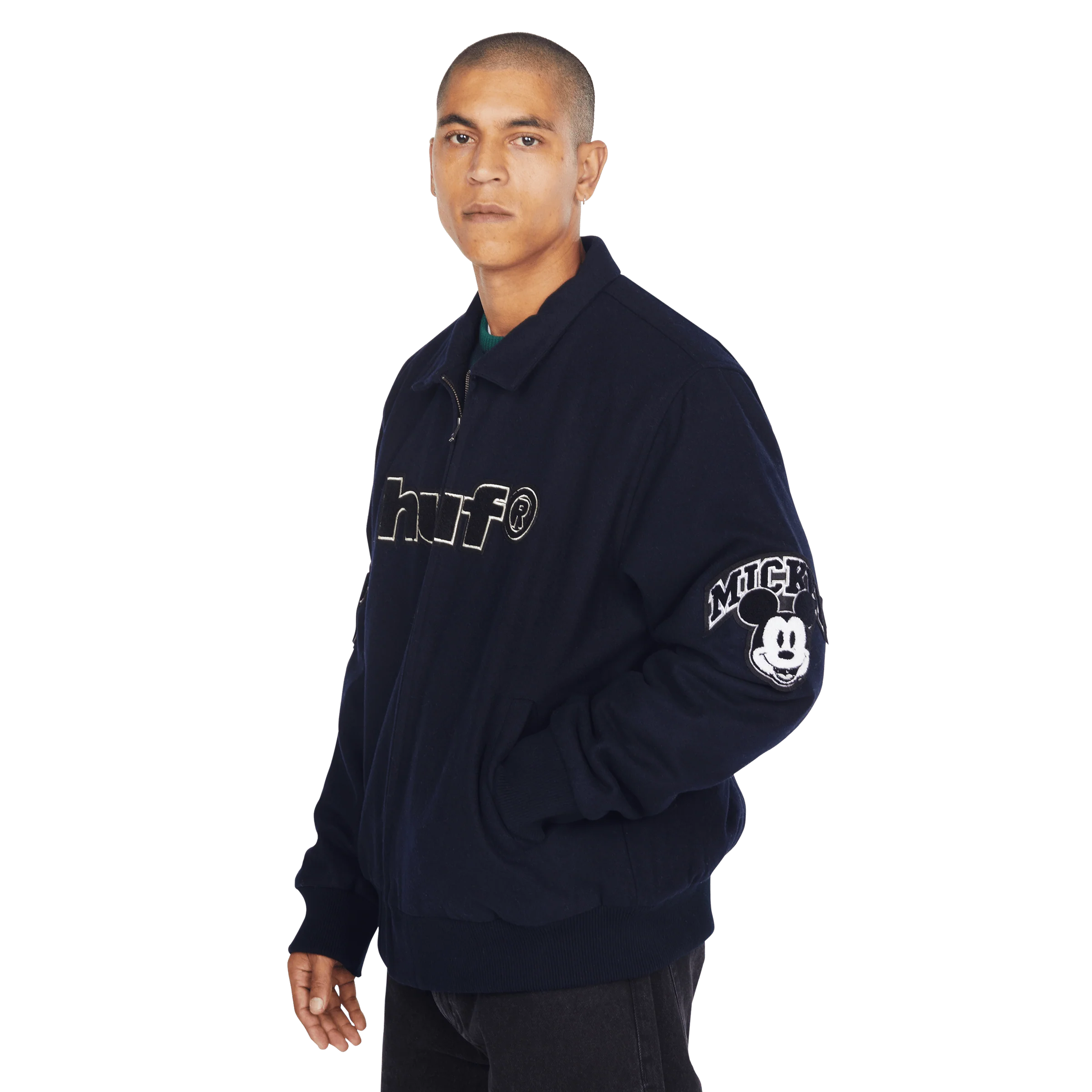 Disney | HUF Mickey Worldwide Tour Varsity Jacket - Image 10