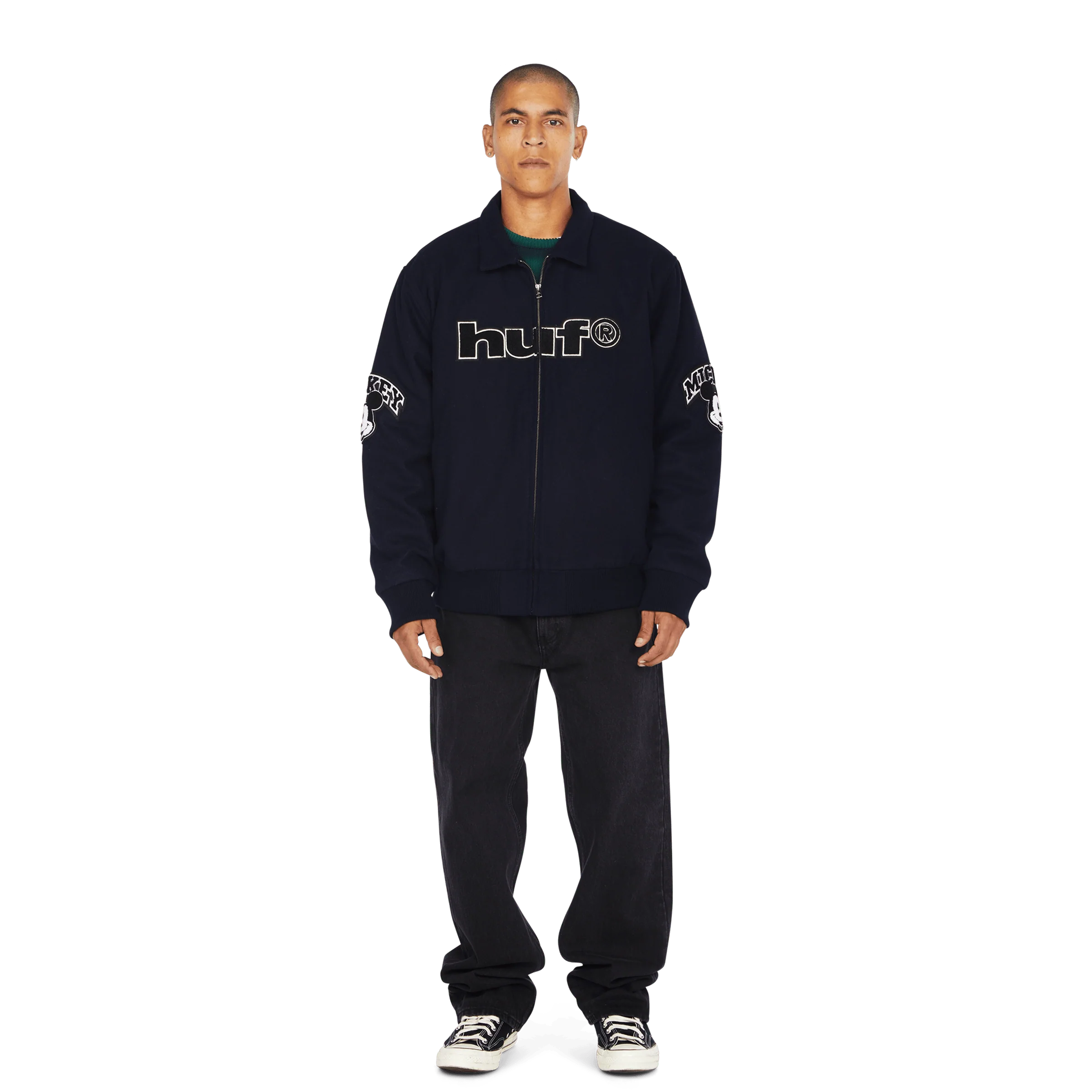 Disney | HUF Mickey Worldwide Tour Varsity Jacket - Image 12