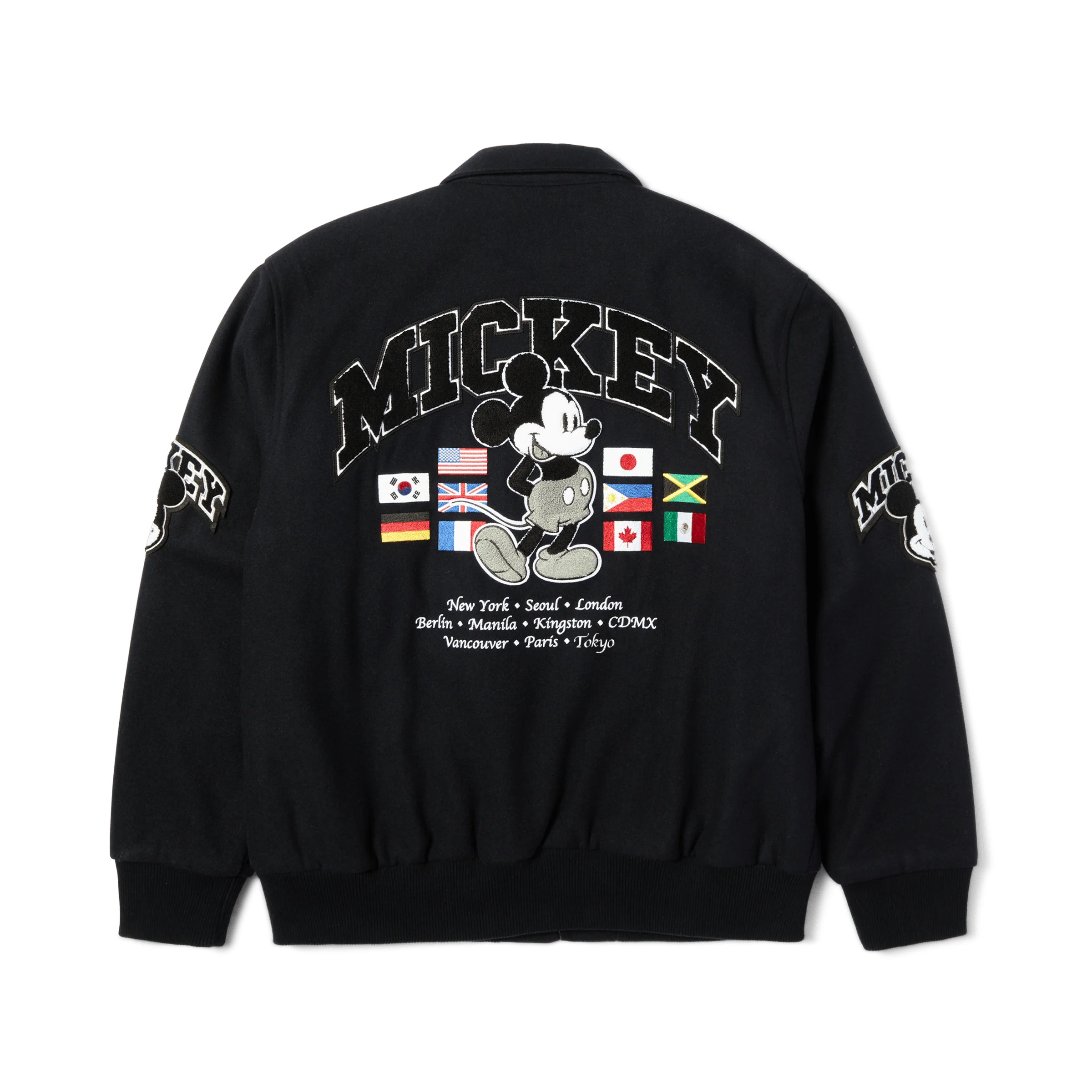 Disney | HUF Mickey Worldwide Tour Varsity Jacket - Image 3