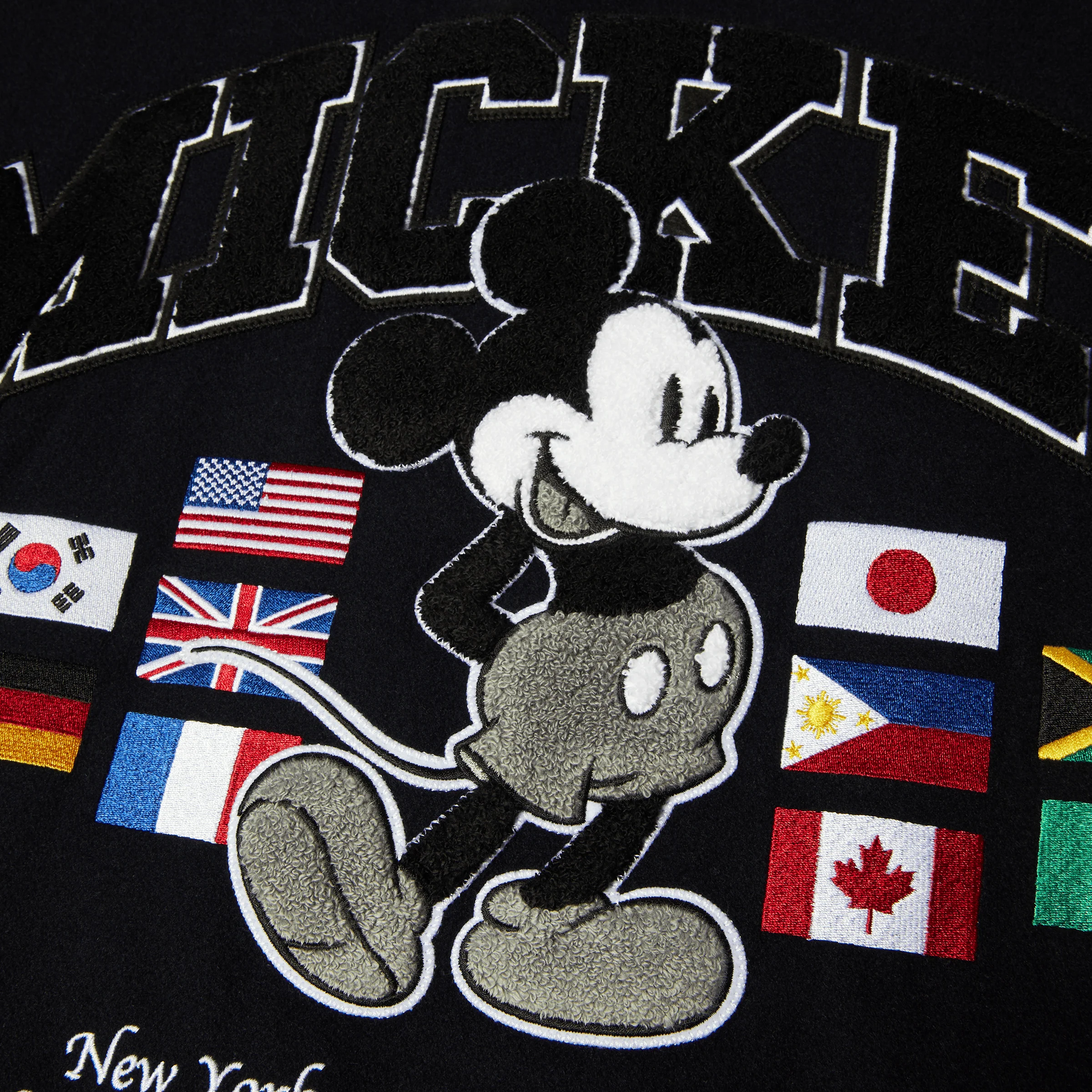 Disney | HUF Mickey Worldwide Tour Varsity Jacket - Image 7