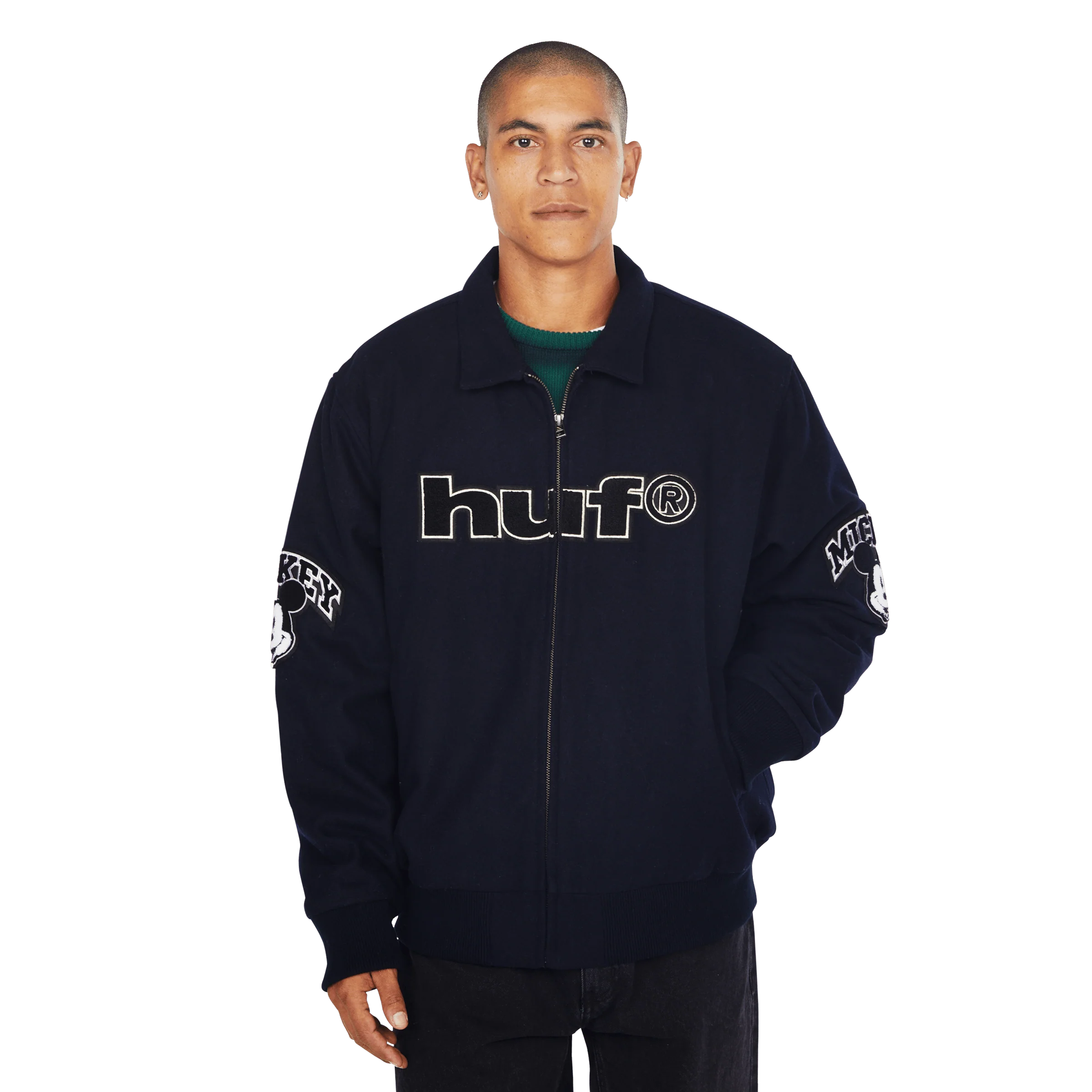 Disney | HUF Mickey Worldwide Tour Varsity Jacket - Image 9