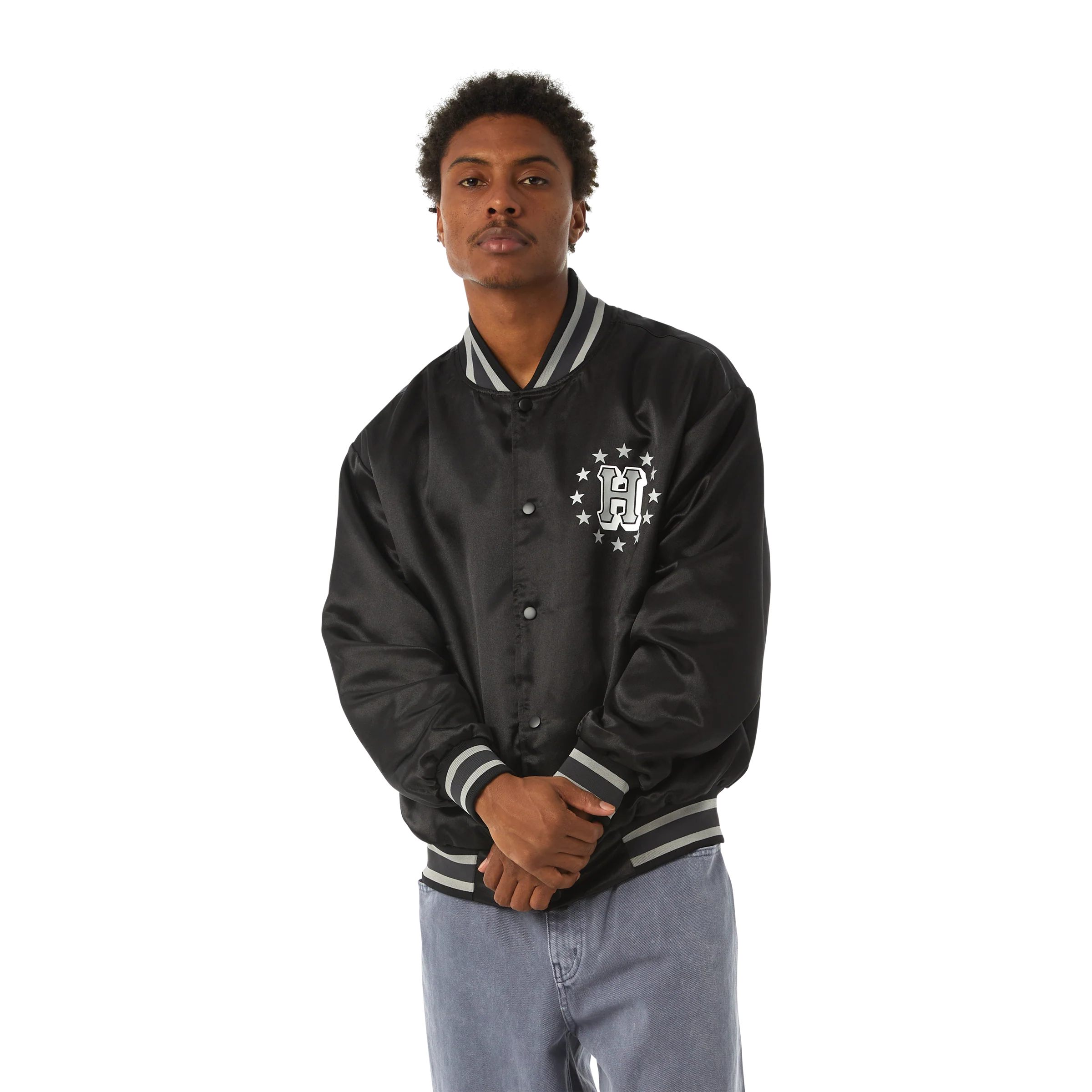 Galactic Stack Baseball Jacket - Image 4