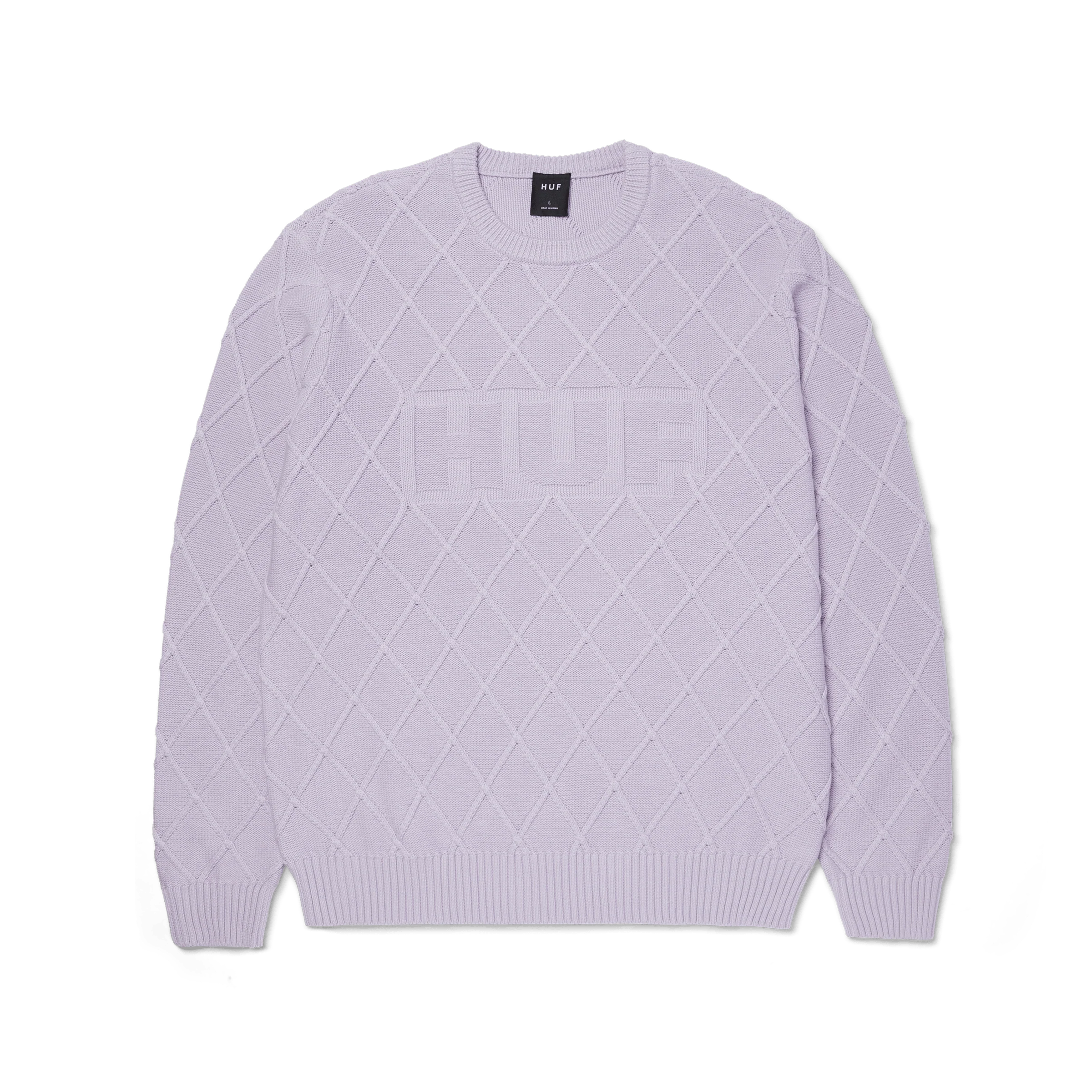 Grid Crewneck Sweater