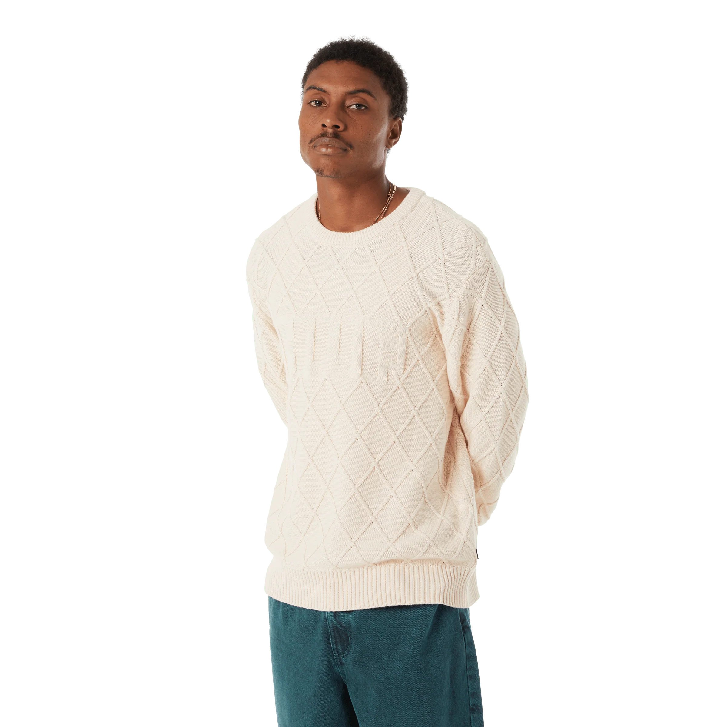 Grid Crewneck Sweater - Image 10