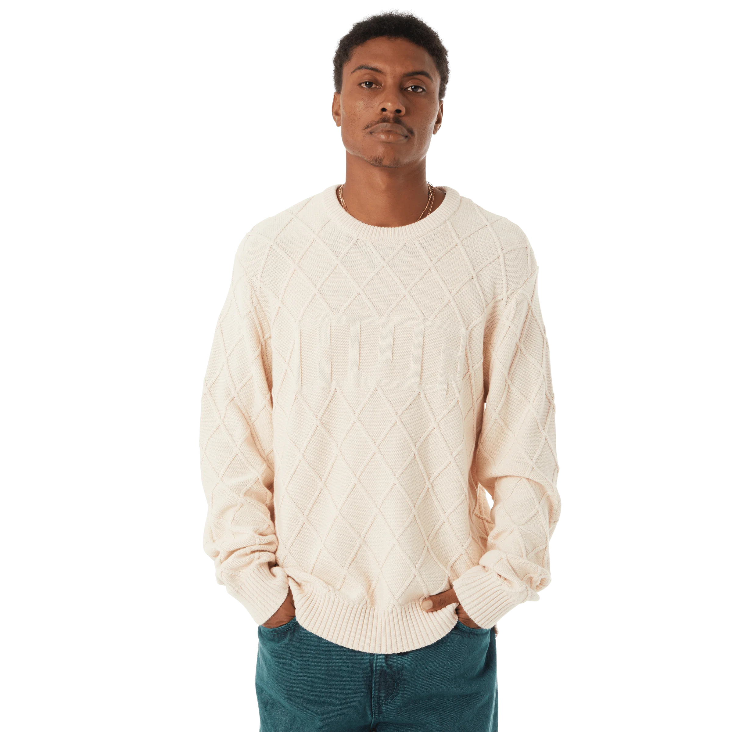 Grid Crewneck Sweater - Image 9