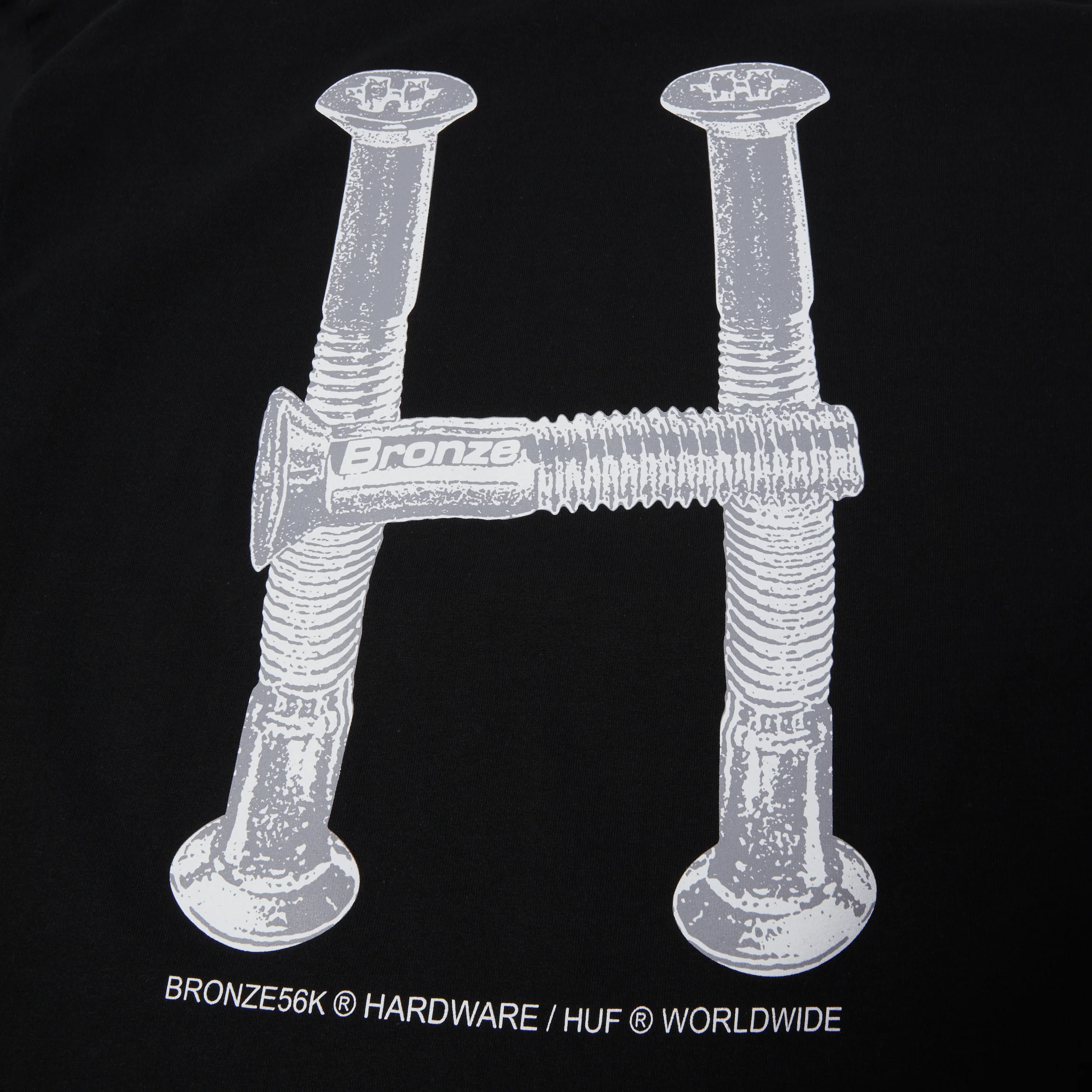 HUF x Bronze56K H Bolts Triple Triangle T-Shirt - Image 3
