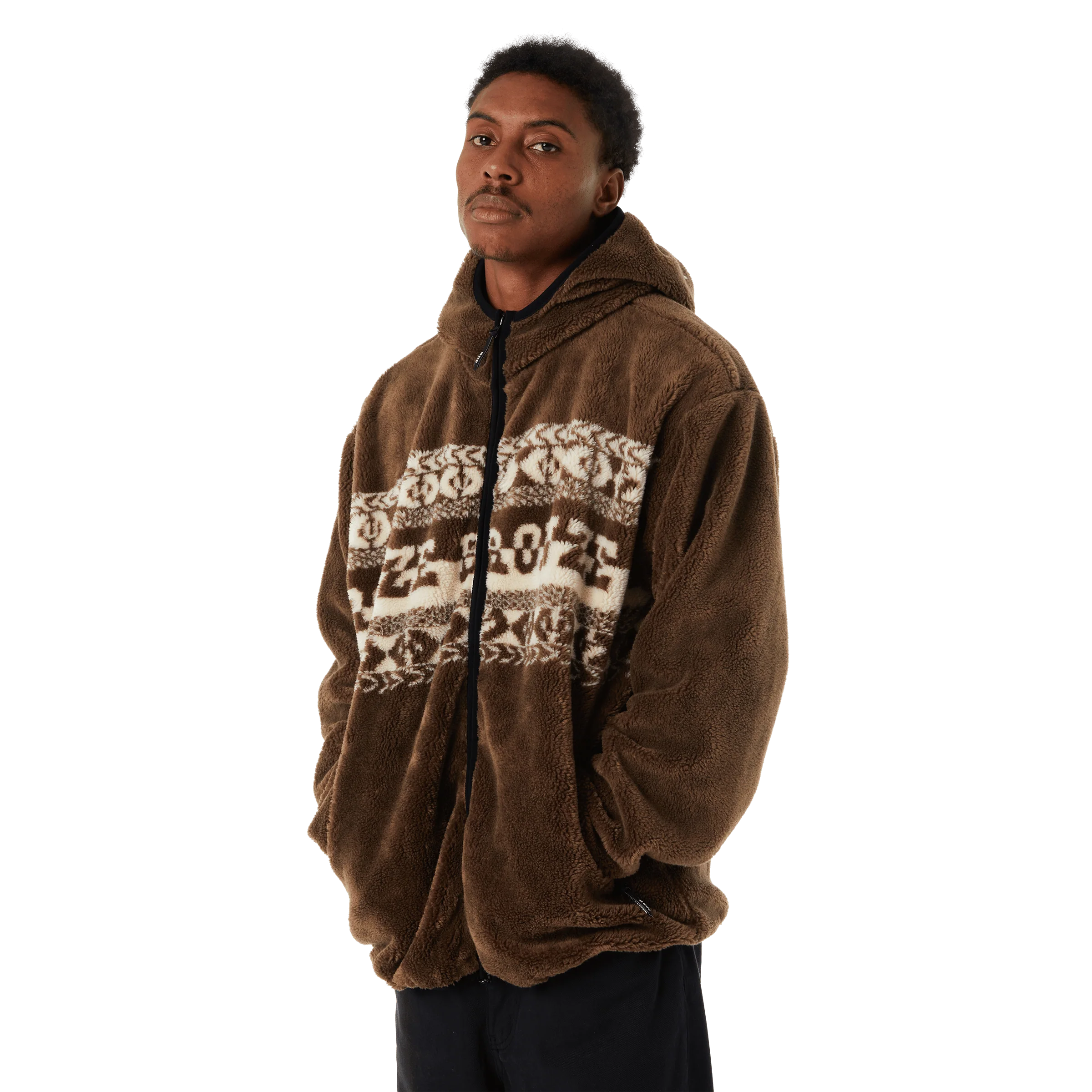 HUF x Bronze56K High Pile F/Z Fleece - Image 6