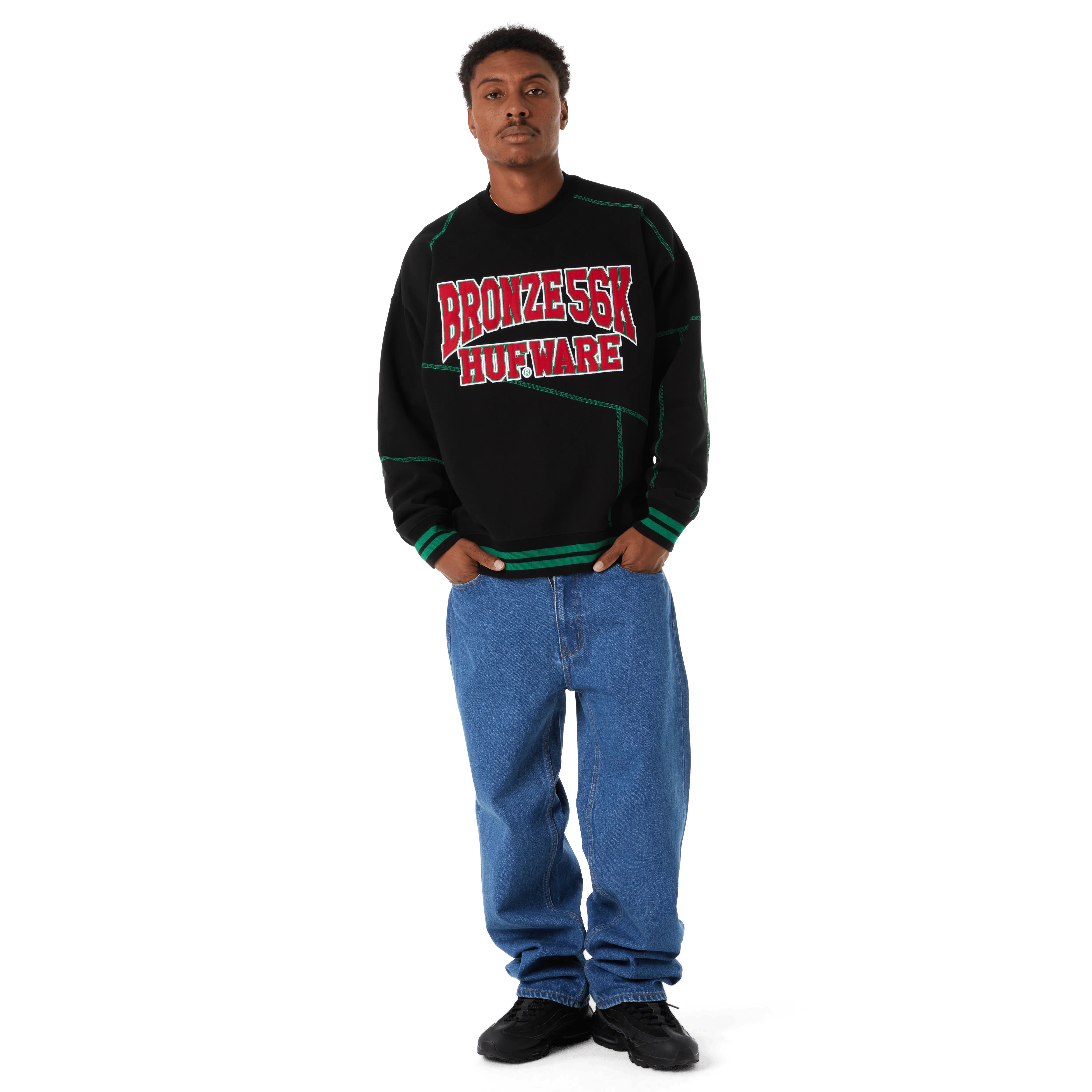 HUF x Bronze56K Hufware Crewneck Sweatshirt - Image 7