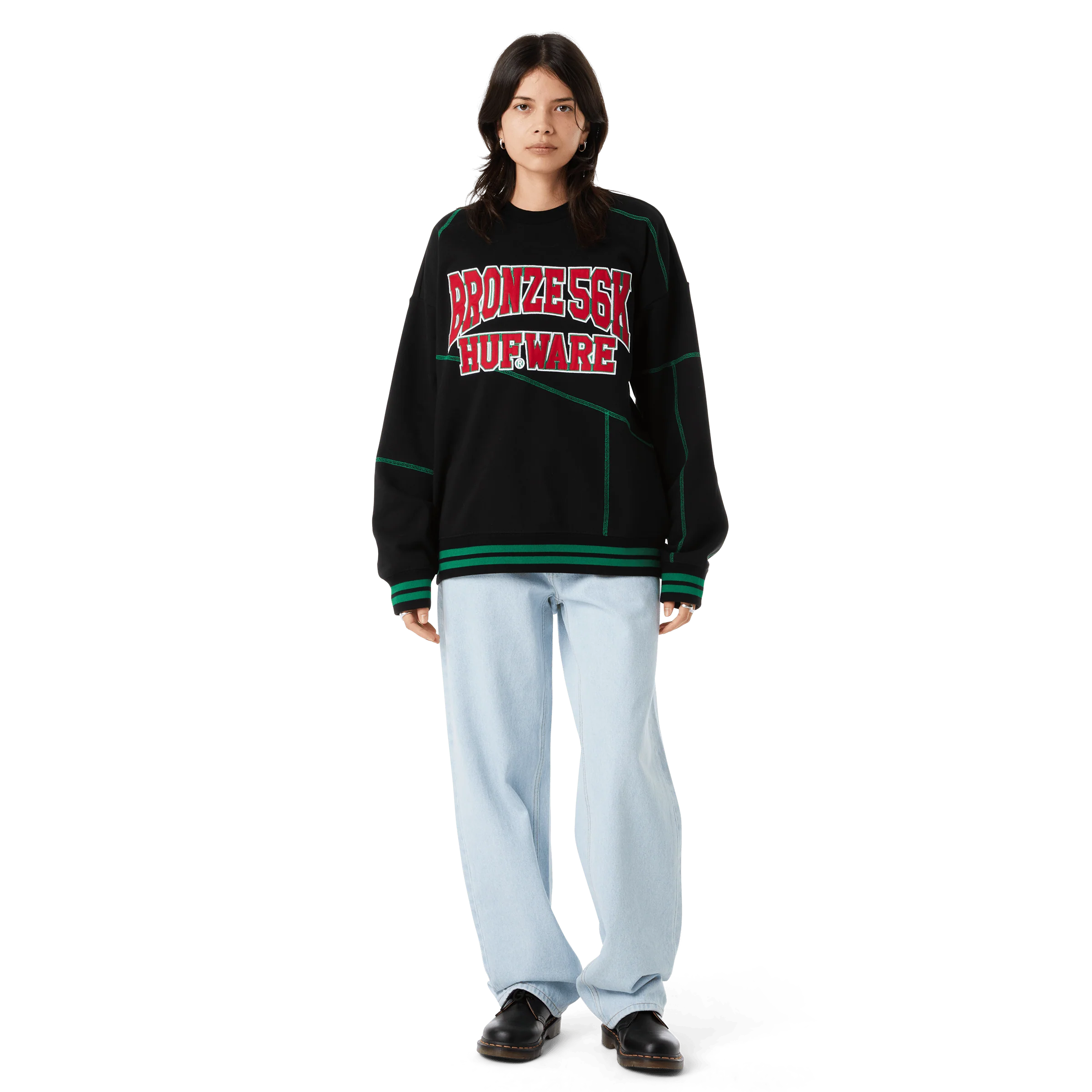 HUF x Bronze56K Hufware Crewneck Sweatshirt - Image 8