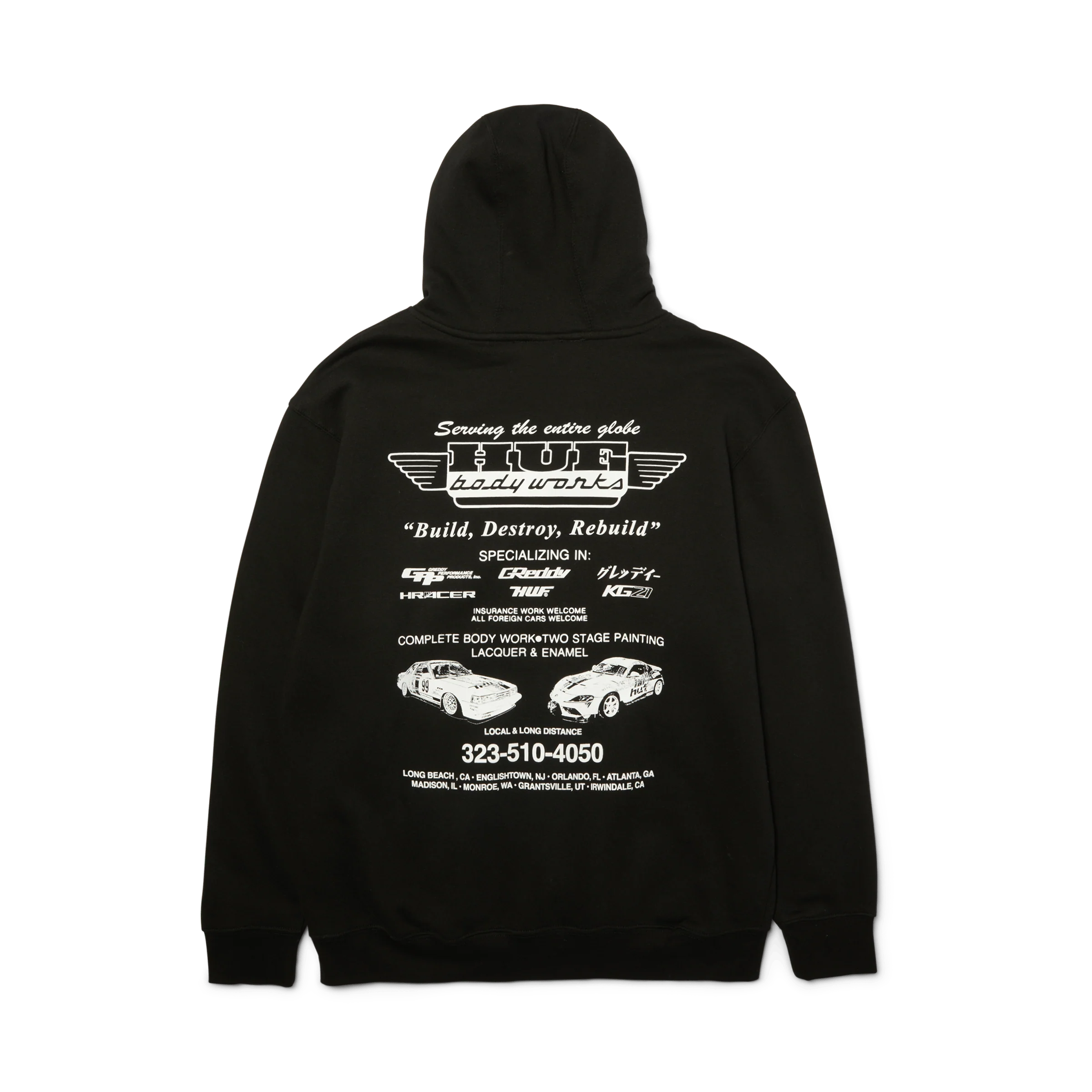 HUF x GReddy Body Works Pullover Hoodie