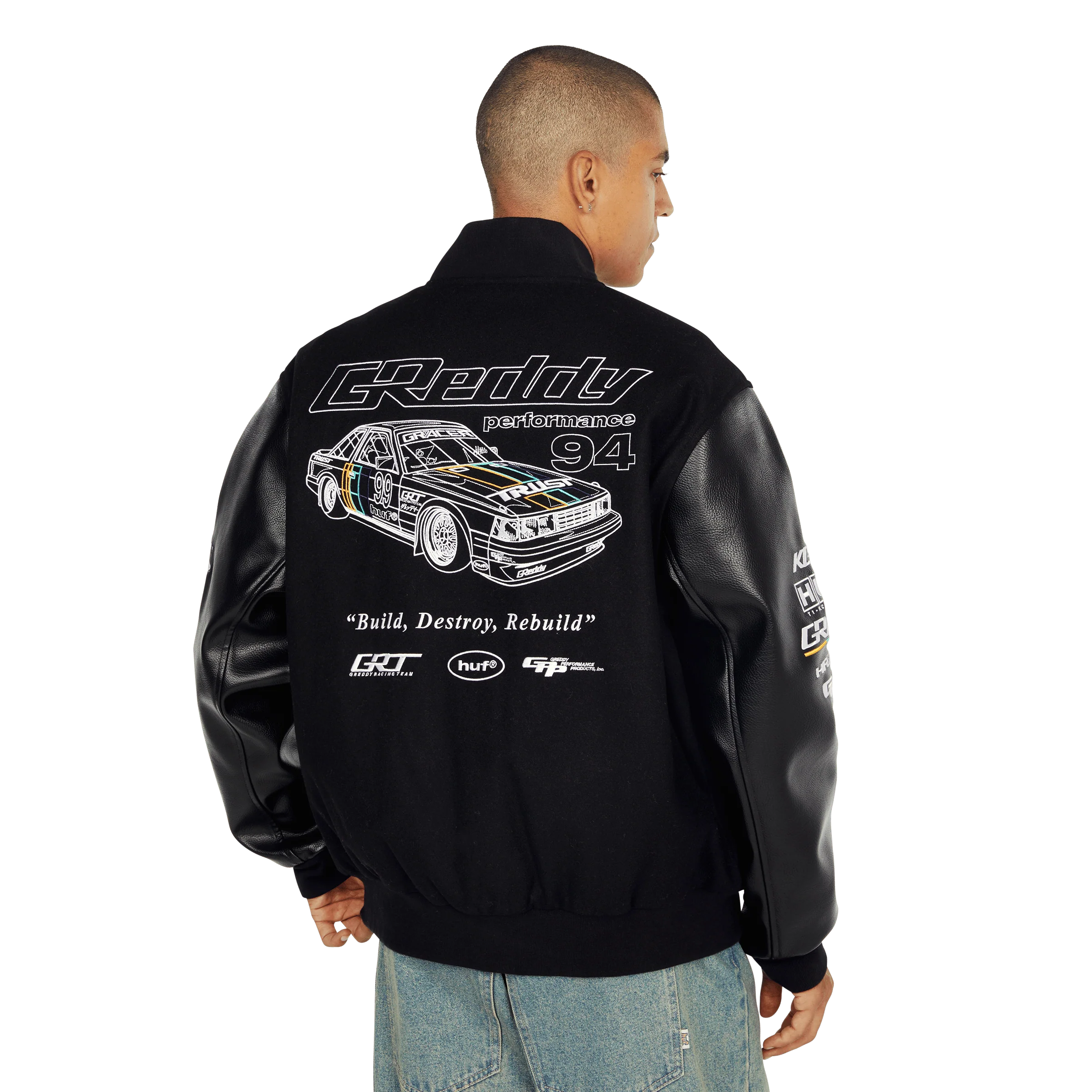 HUF x GReddy Varsity Jacket - Image 10