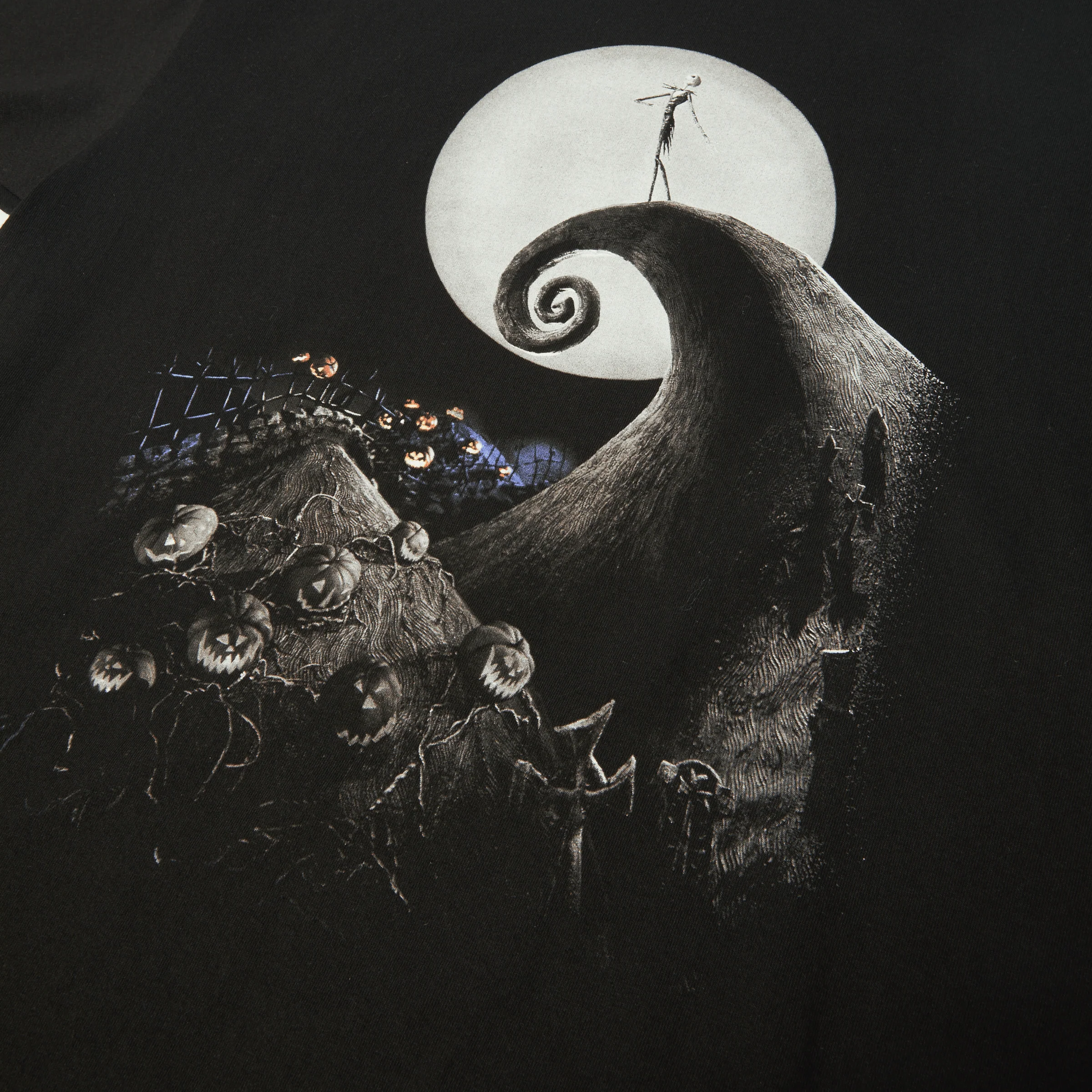 HUF x Nightmare Before Christmas Spiral Hill T-Shirt - Image 3