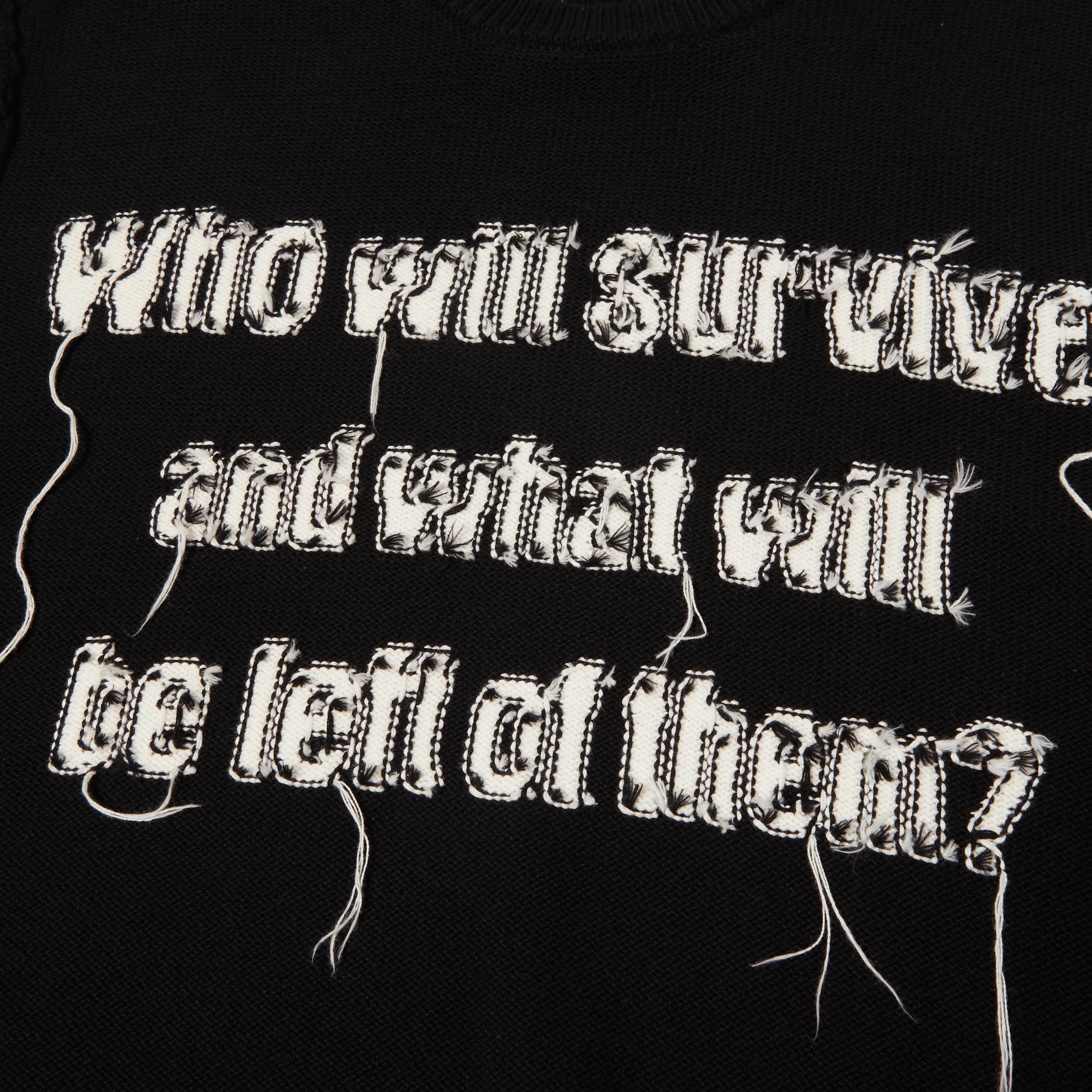 HUF x The Texas Chainsaw Massacre Survive Cable Knit Sweater - Image 3