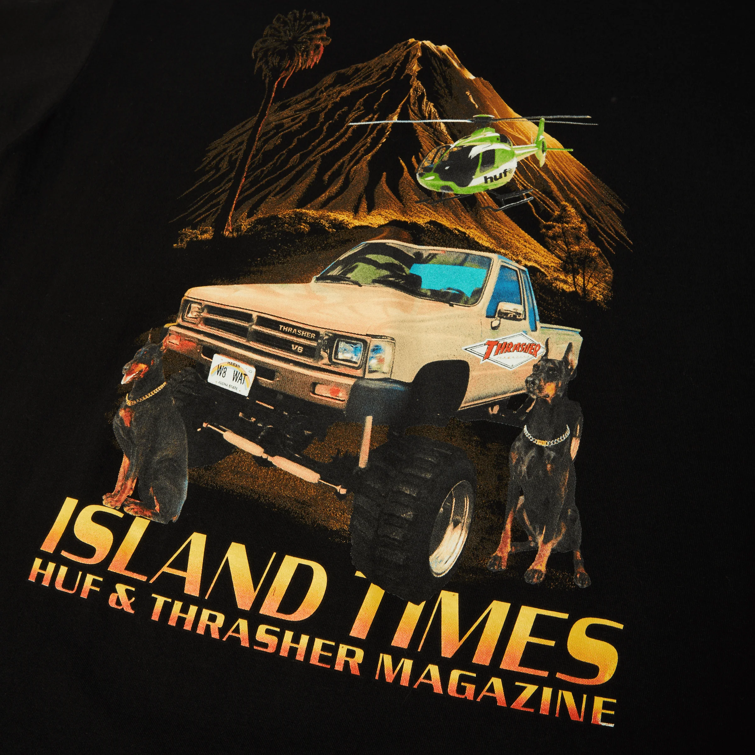HUF x Thrasher Island Times T-Shirt - Image 2