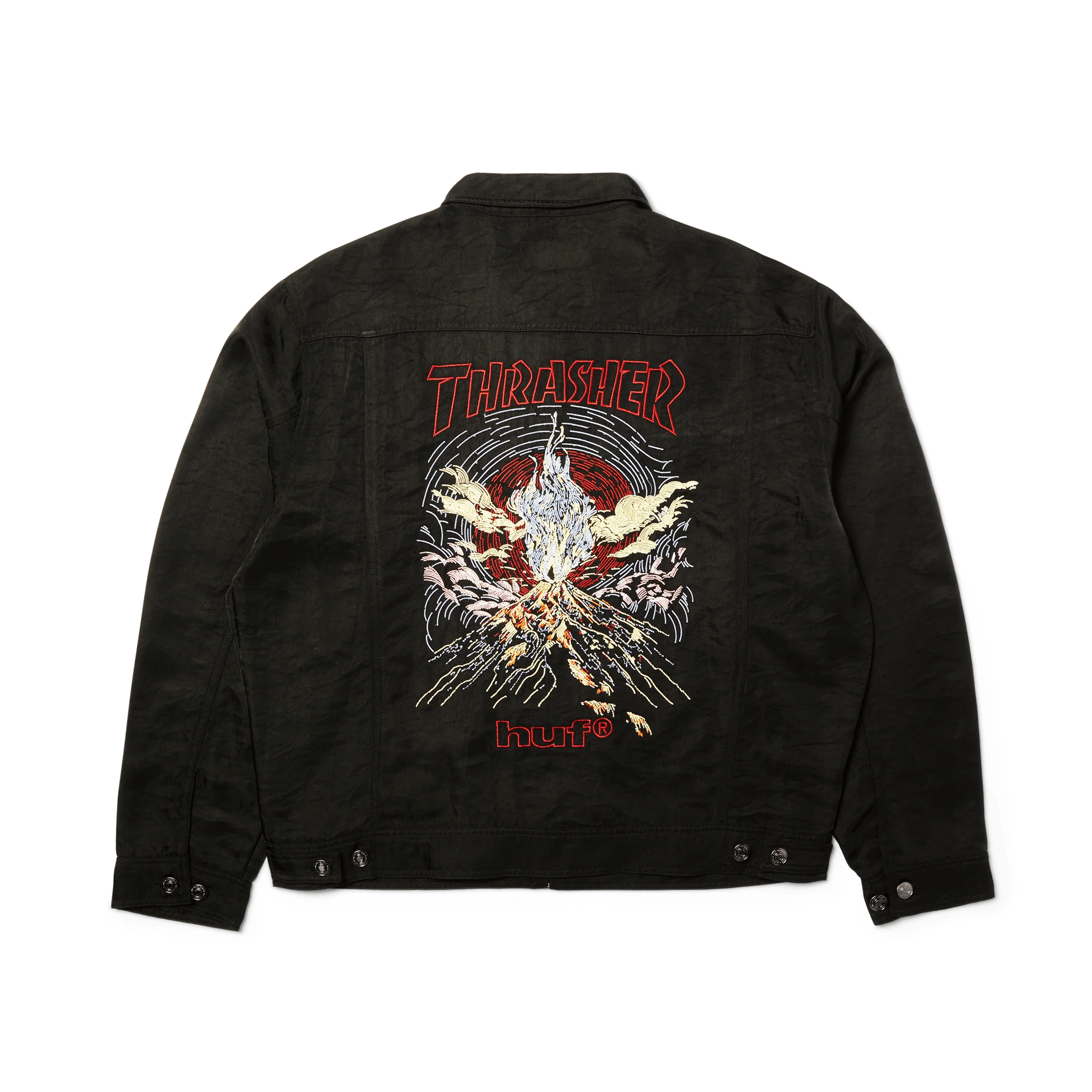 HUF x Thrasher Trucker Jacket - Image 3