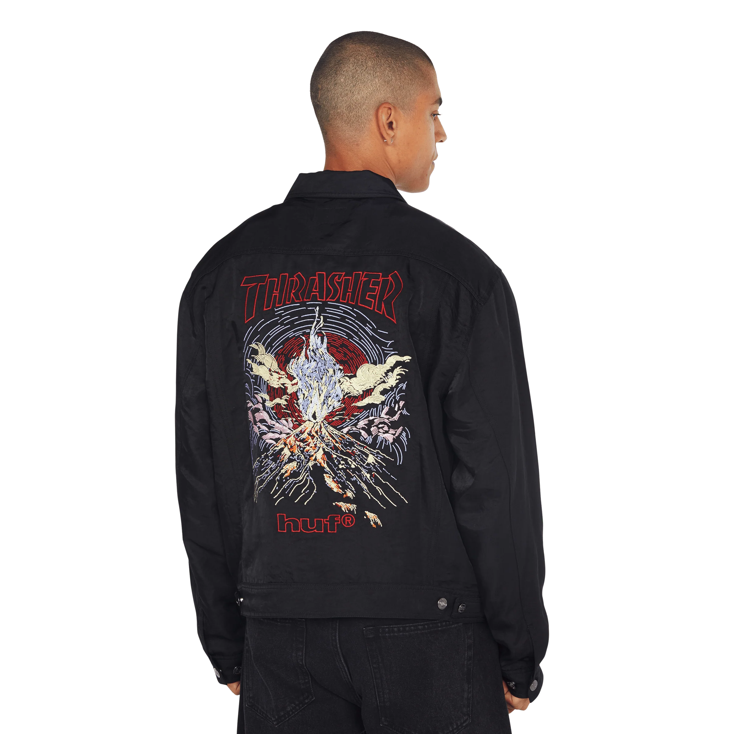 HUF x Thrasher Trucker Jacket - Image 9