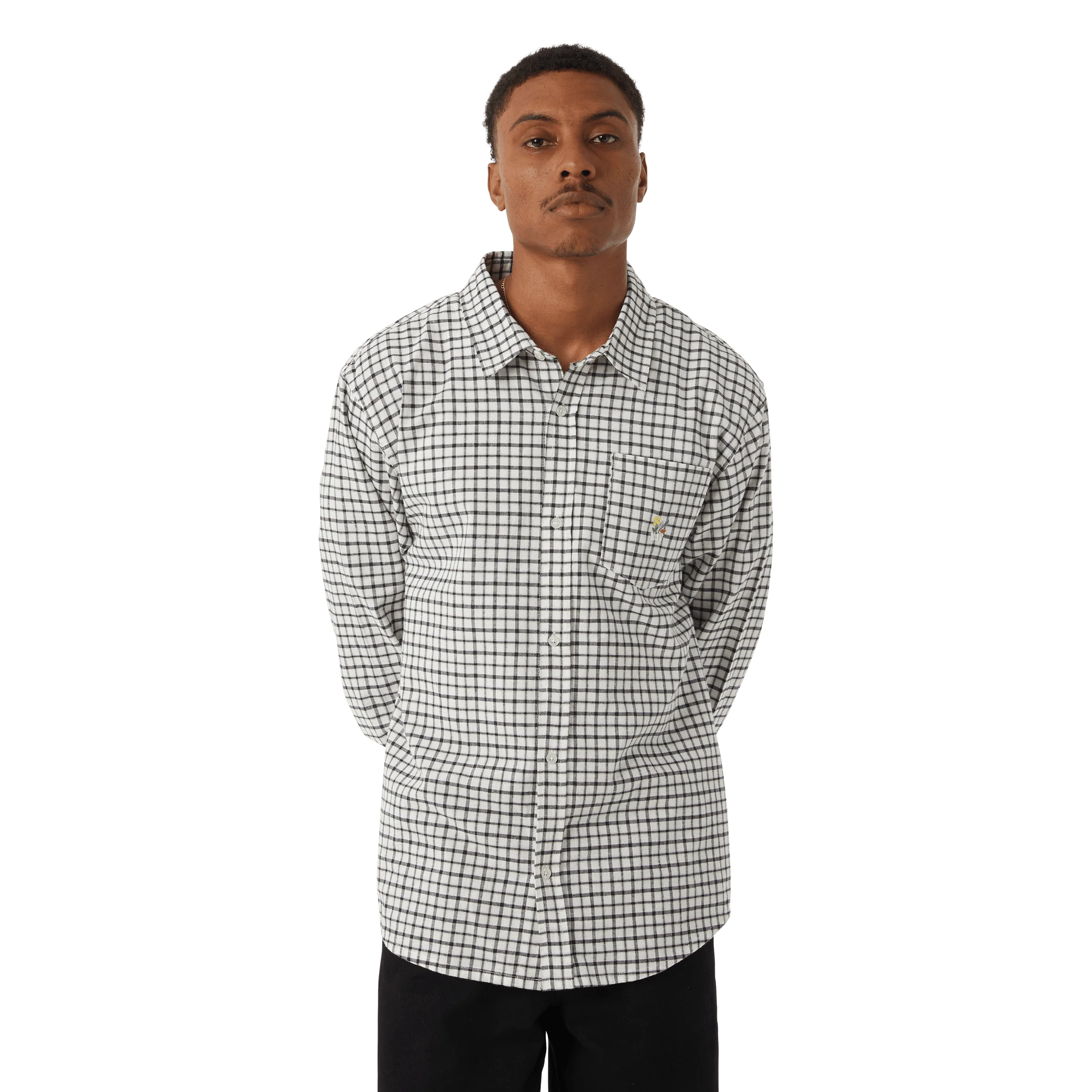 Interlaced Jacquard Overdyed Crew - Image 4