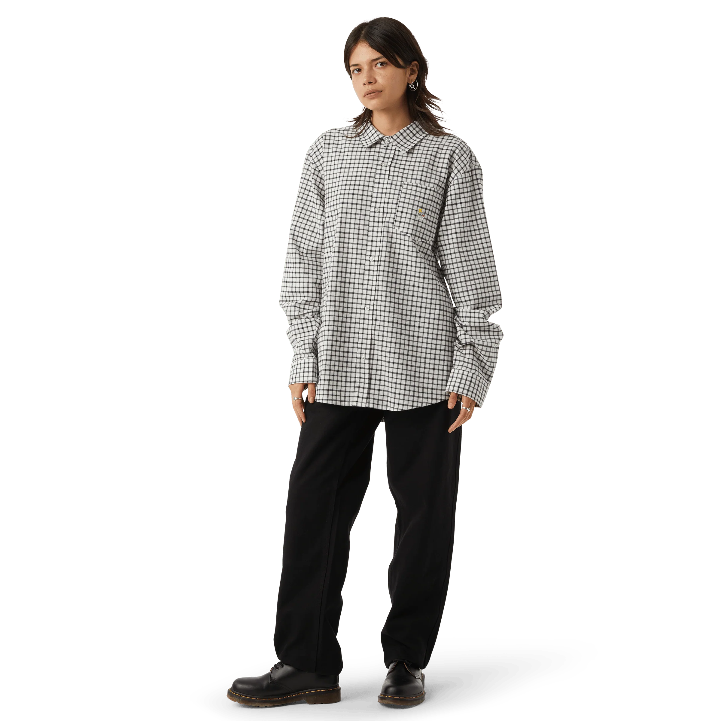 Interlaced Jacquard Overdyed Crew - Image 6