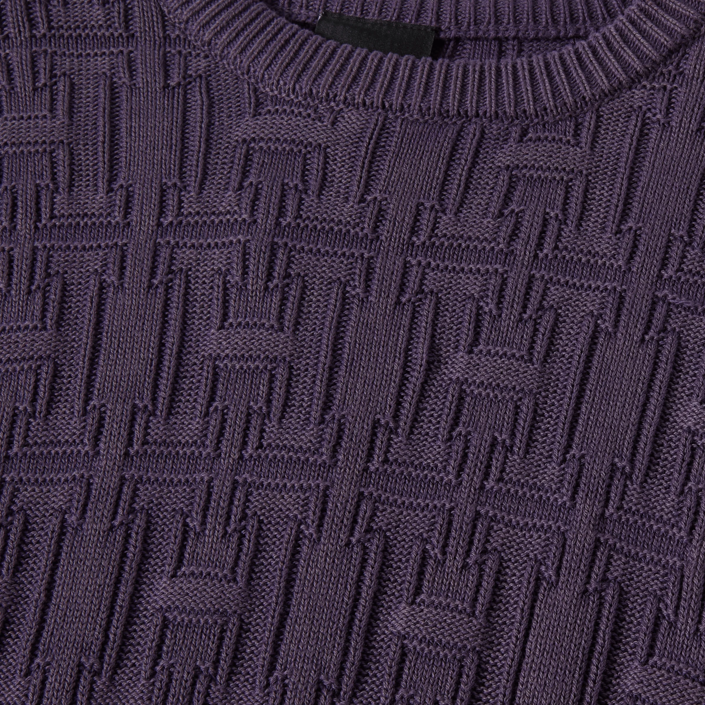 Interlaced Jacquard Overdyed Crew - Image 9
