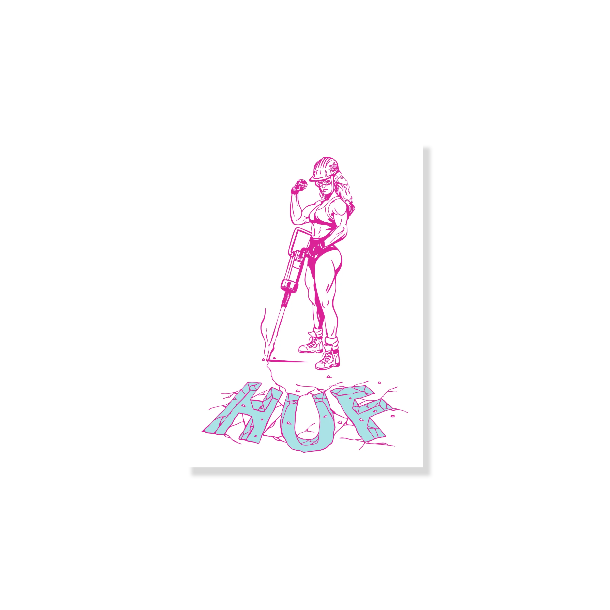 Jacked Sticker