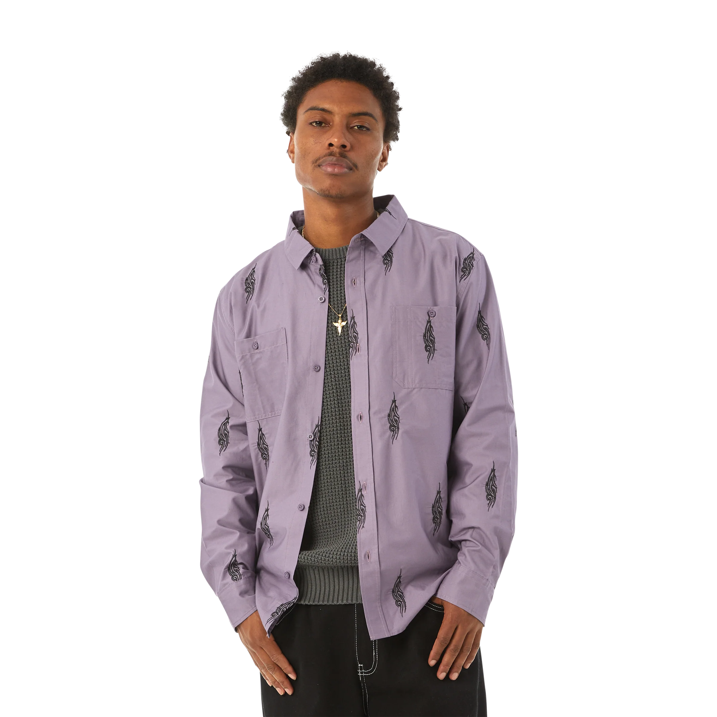 Larkin Embroidered Work Shirt - Image 10