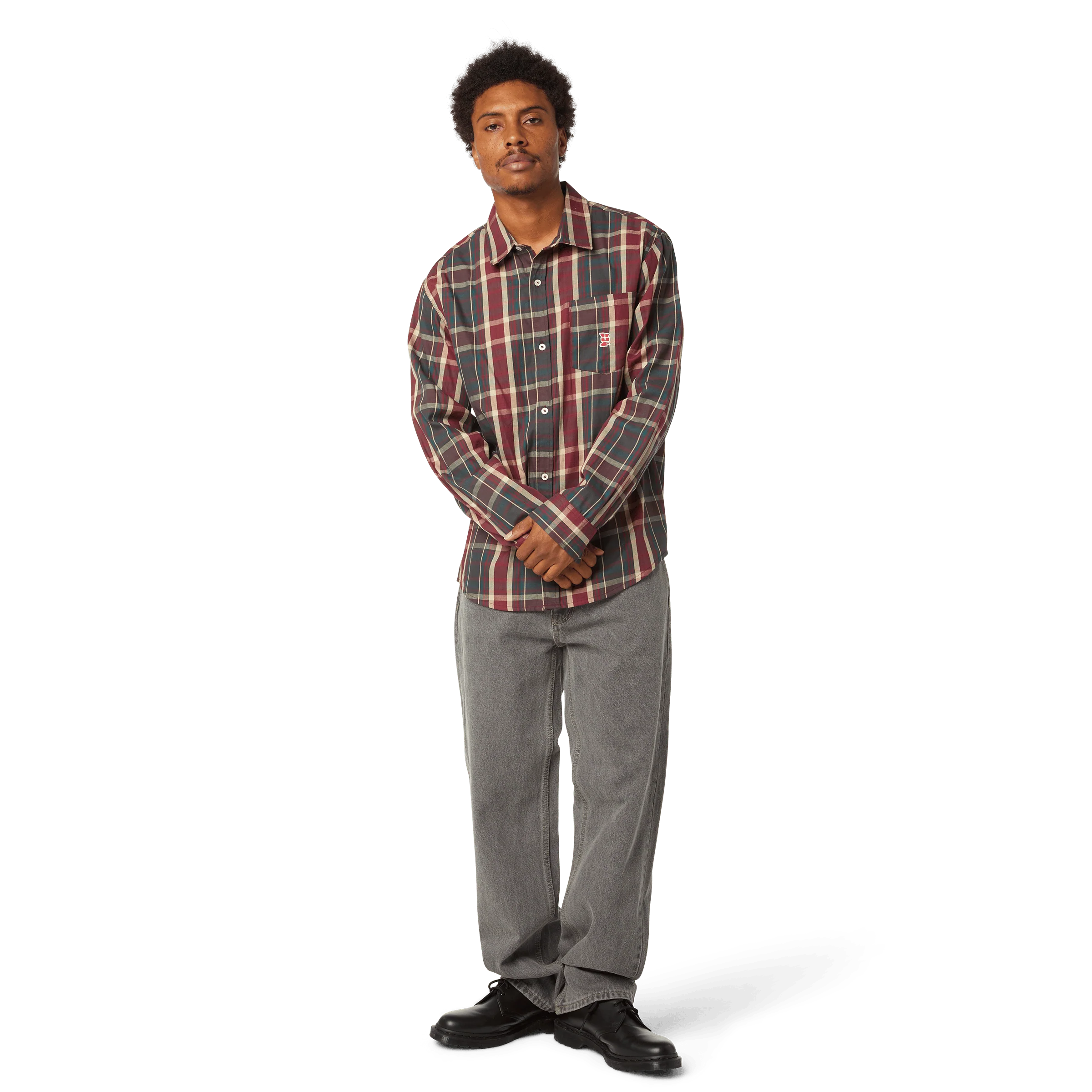 Megablast Plaid Long Sleeve T-Shirt Shirt - Image 7