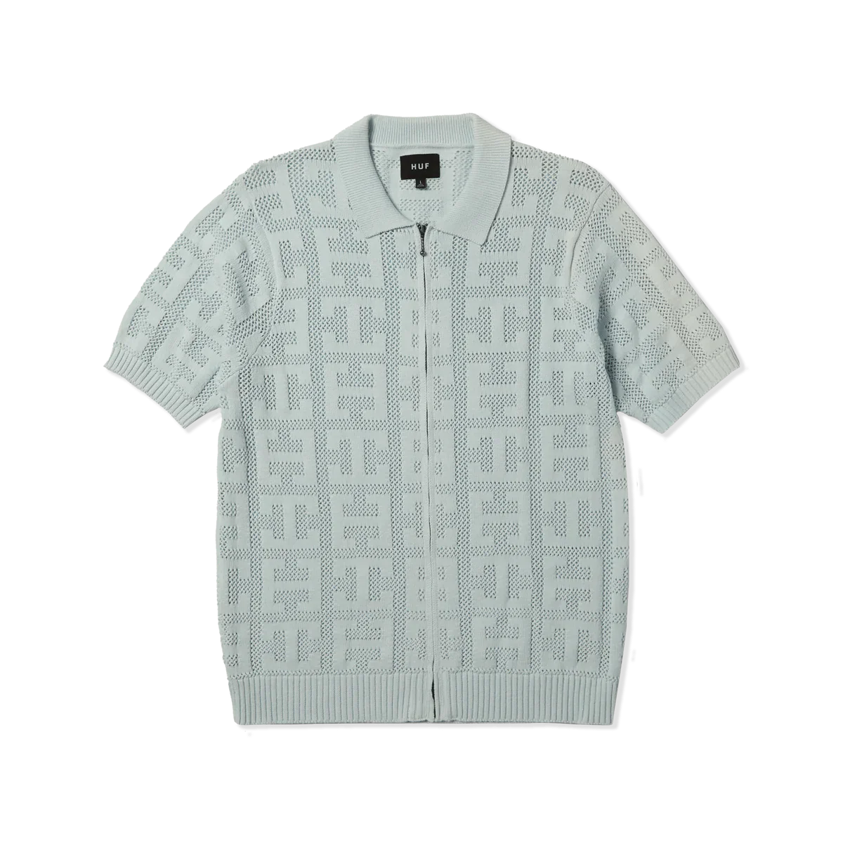 Monogram Jacquard Zip Sweater - Image 3