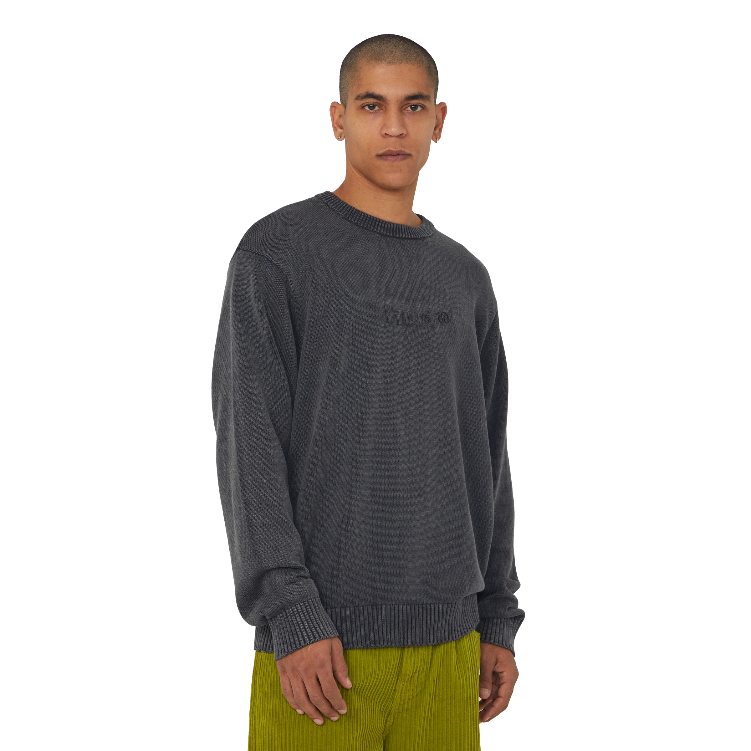 Pacific Wash Embossed Crewneck Sweater - Image 6
