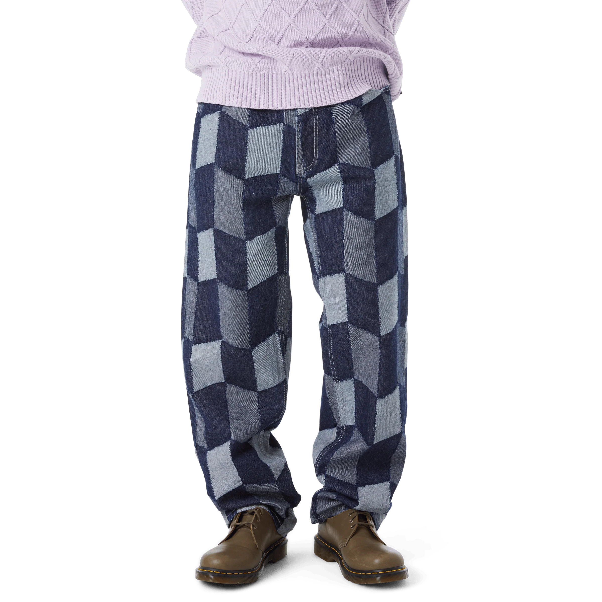 Patchwork Denim Pant - Image 4