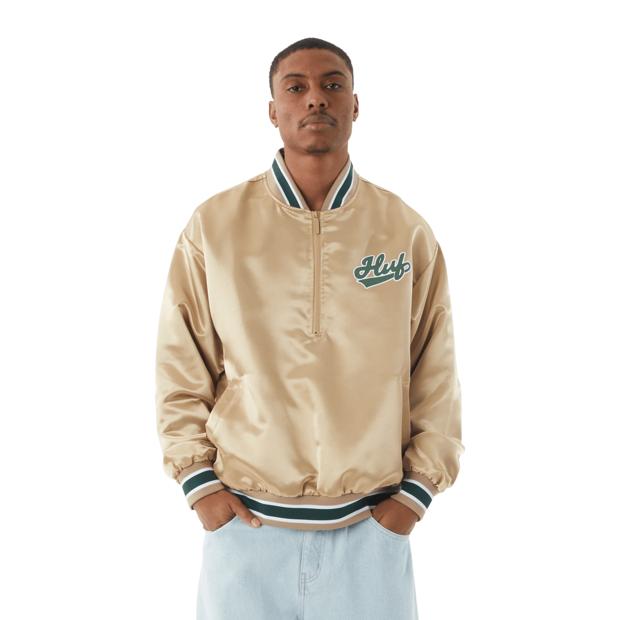 Pop Fly Satin Baseball Jacket - Image 10