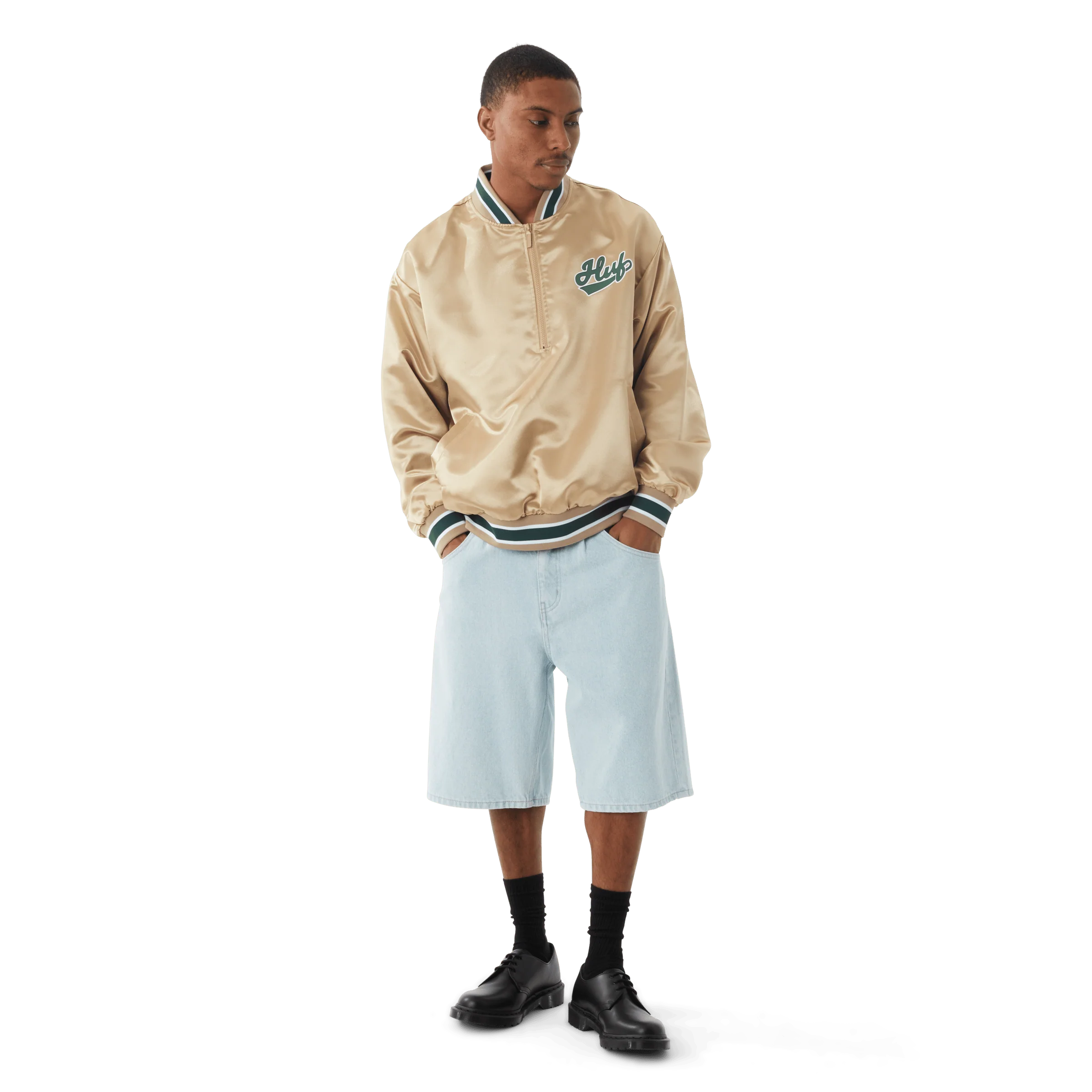 Pop Fly Satin Baseball Jacket - Image 11
