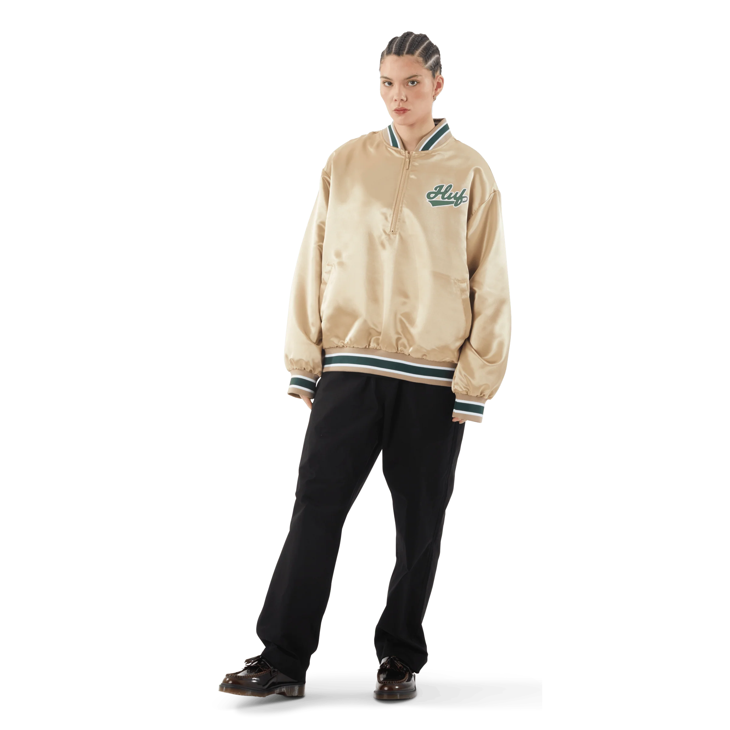 Pop Fly Satin Baseball Jacket - Image 12