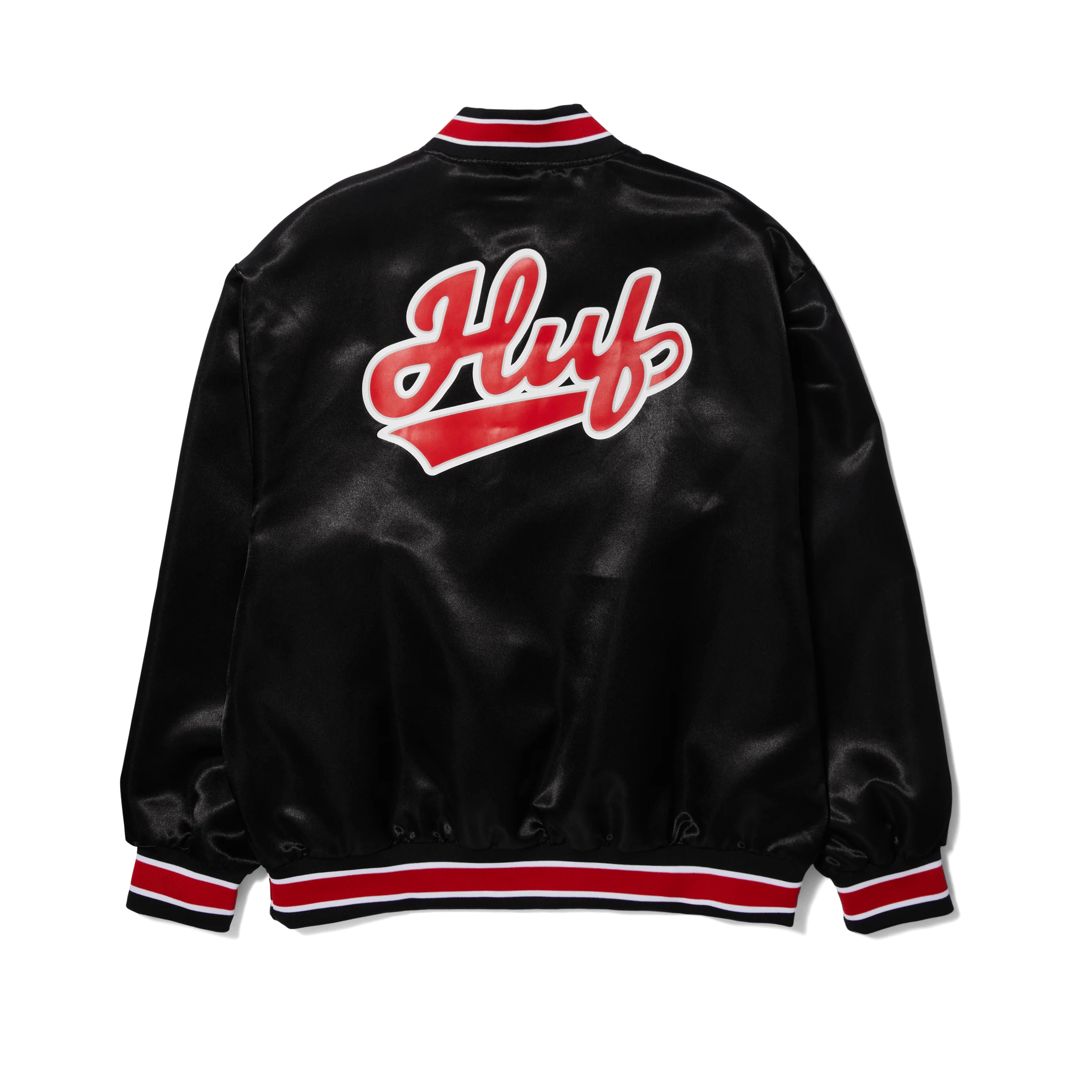Pop Fly Satin Baseball Jacket - Image 2