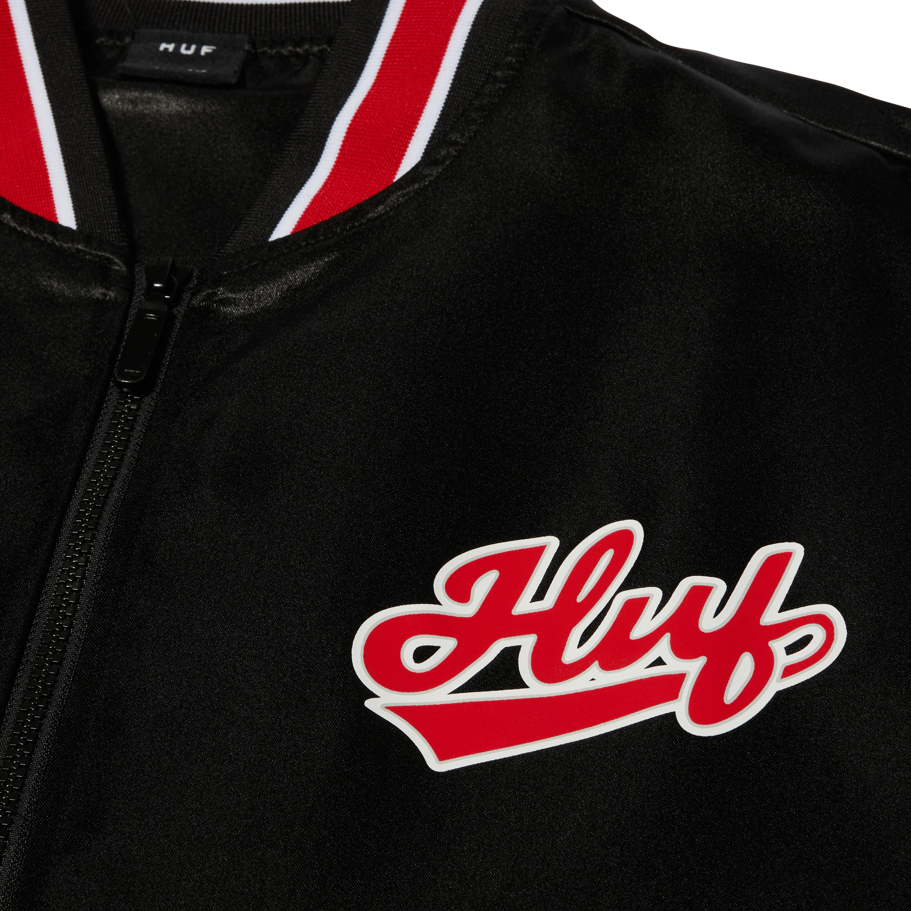 Pop Fly Satin Baseball Jacket - Image 3