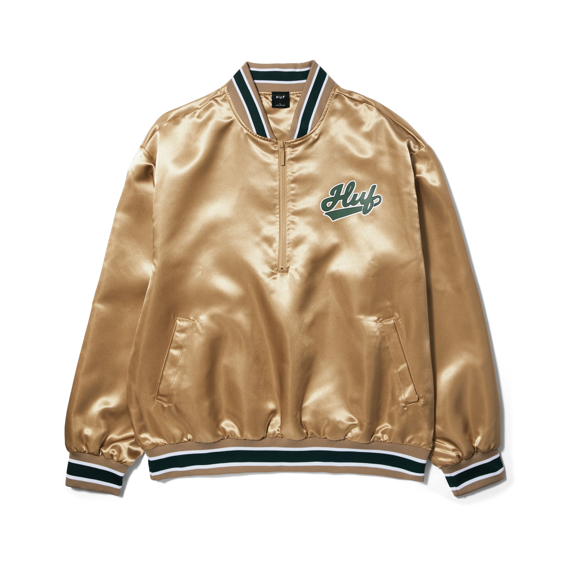 Pop Fly Satin Baseball Jacket - Image 7