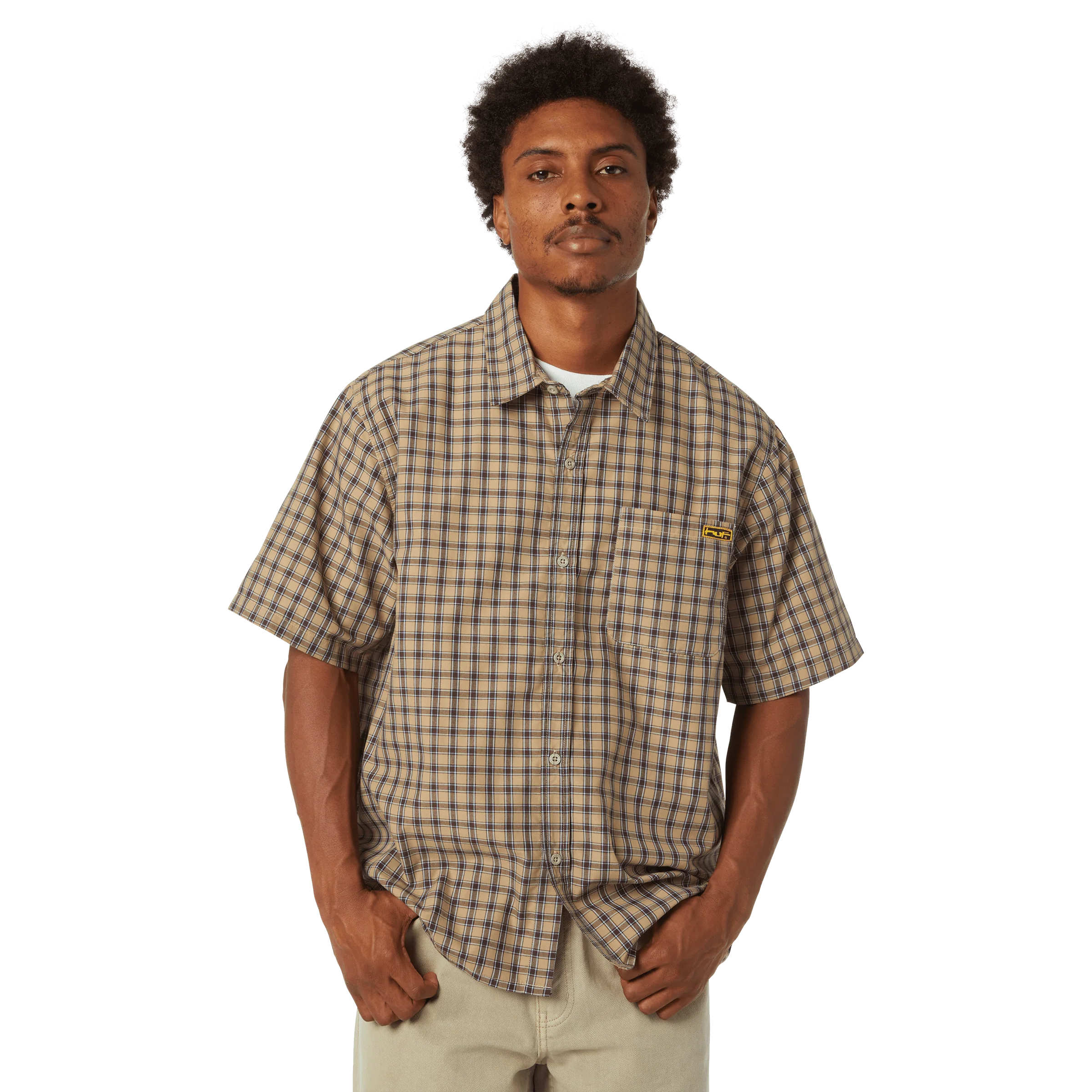 Stretch Micro Plaid Shirt - Image 11