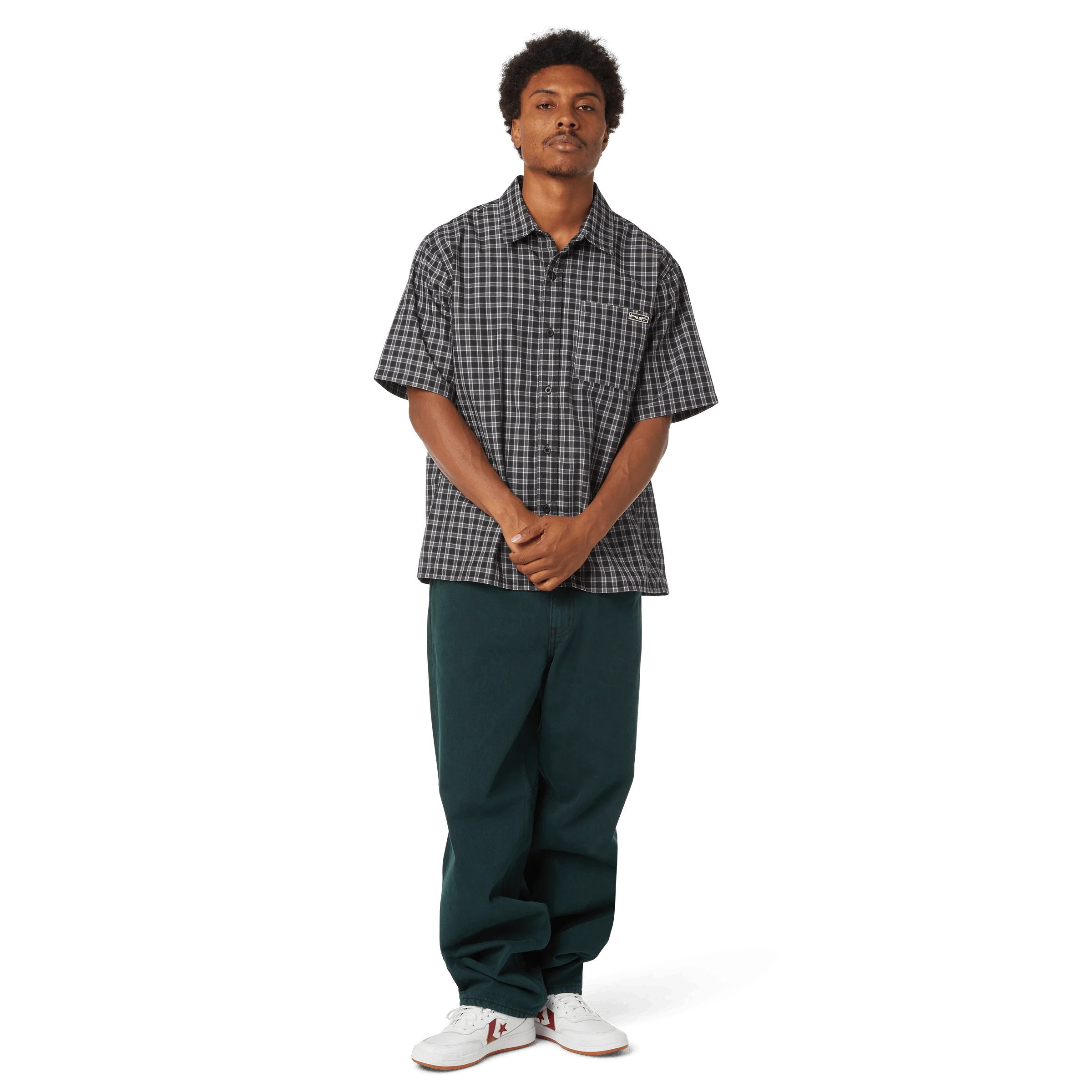 Stretch Micro Plaid Shirt - Image 6