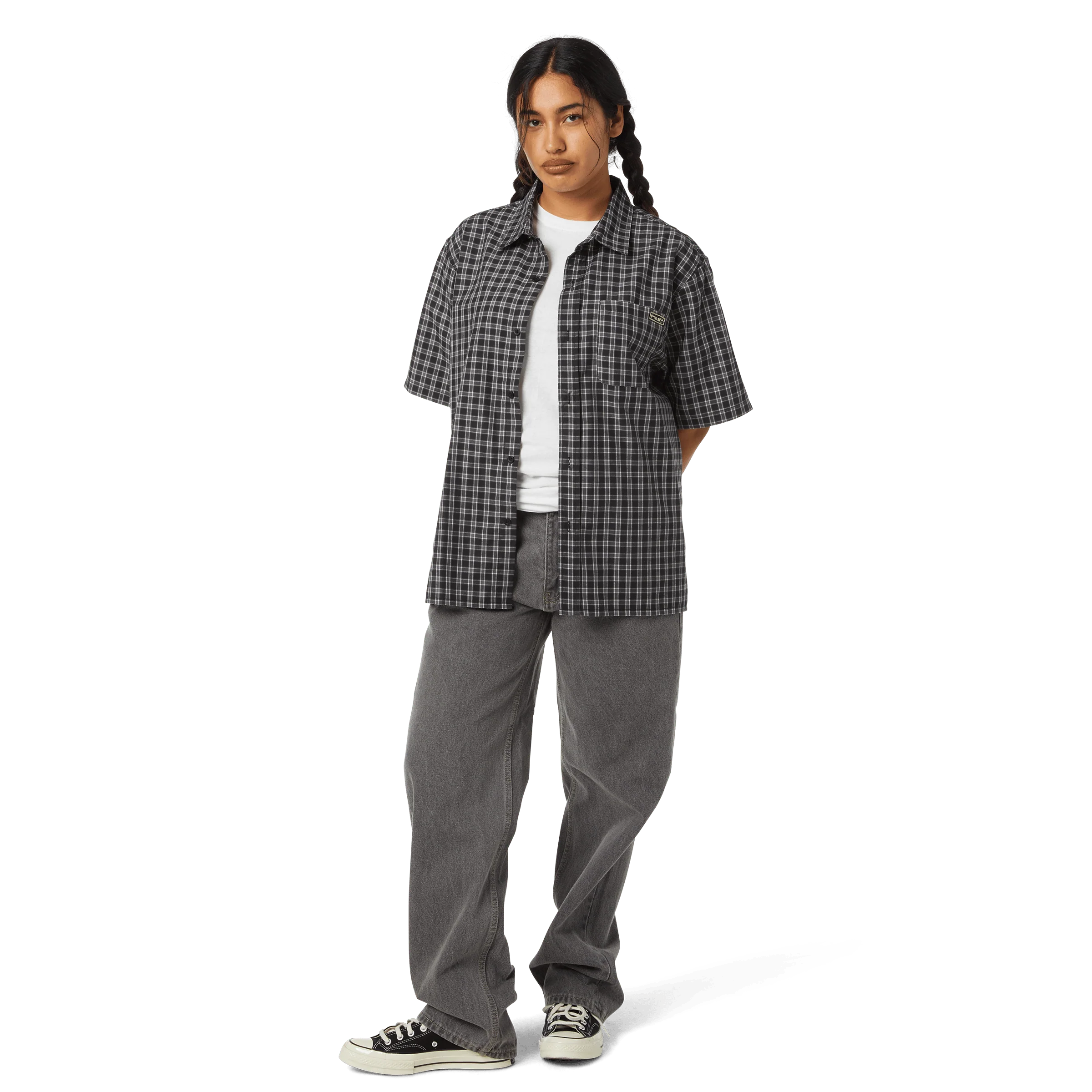 Stretch Micro Plaid Shirt - Image 7