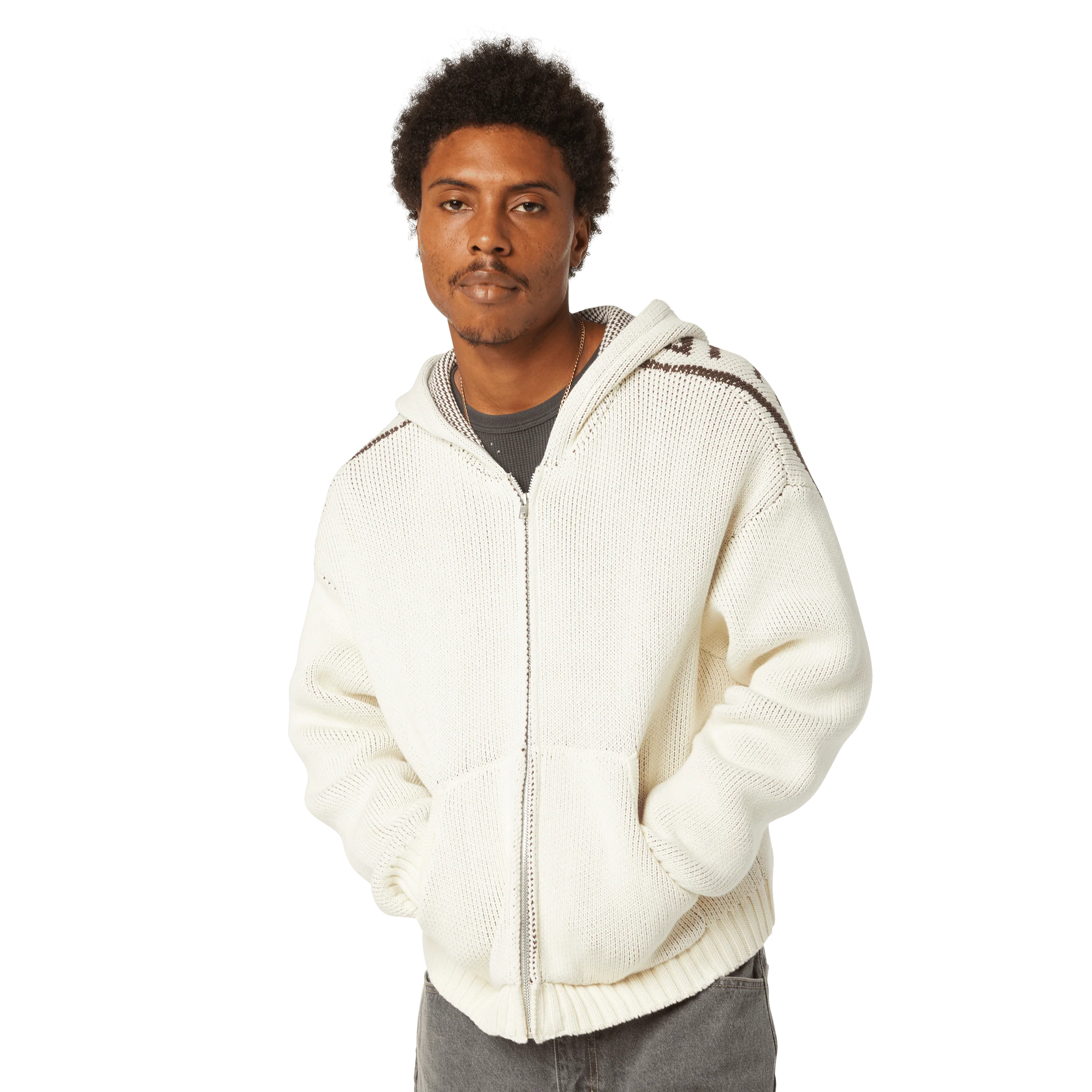 Token Zip Hooded Sweater - Image 17